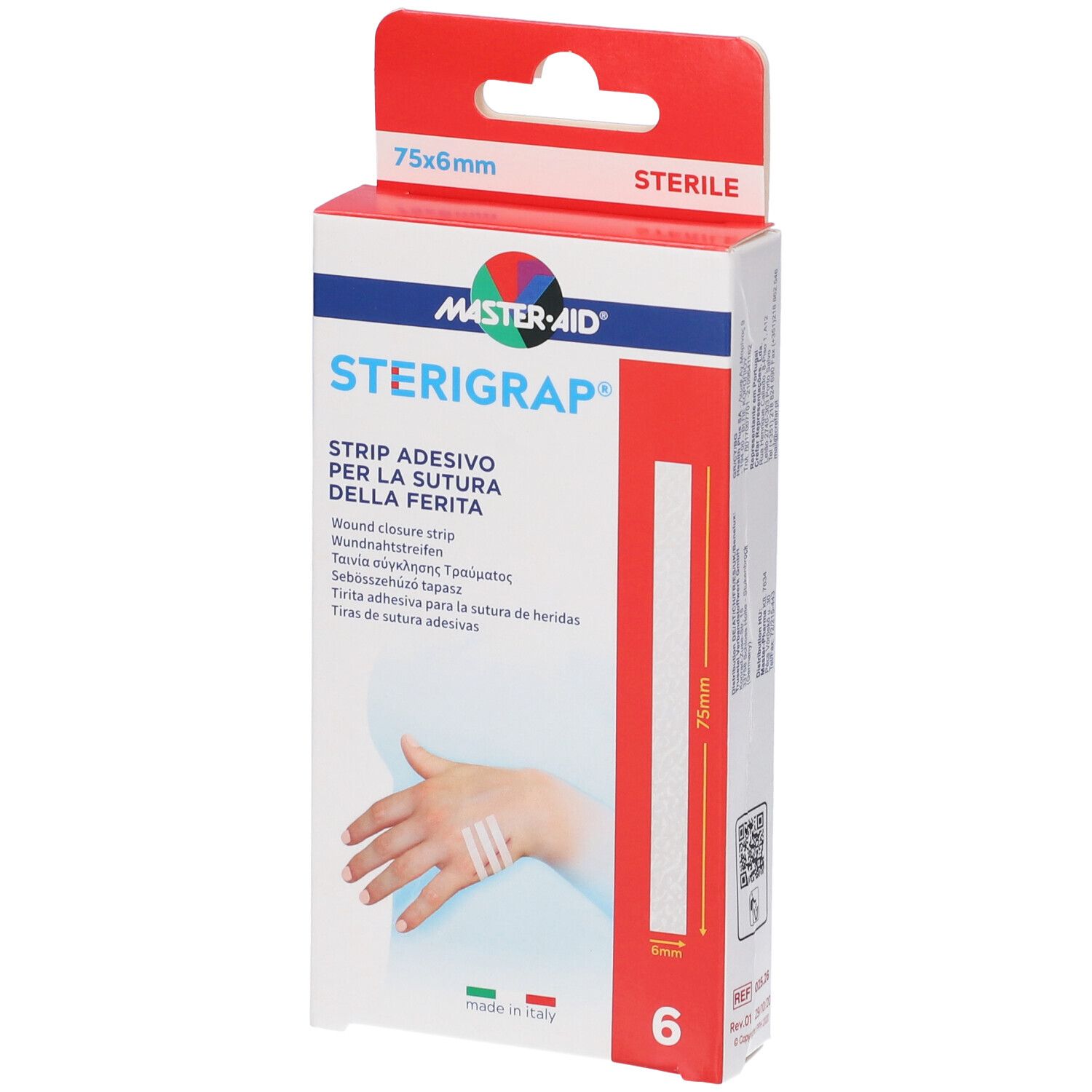 M-Aid Sterigrap Strip Ad75X6Mm 6 St Pflaster