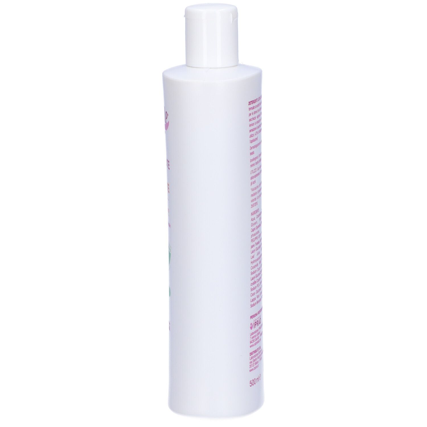 Flacone di Saforelle Detergente Ultra Idratante. Contiene Bardana e Aloe Vera. Prodotto in Francia. Marchio Boiron.