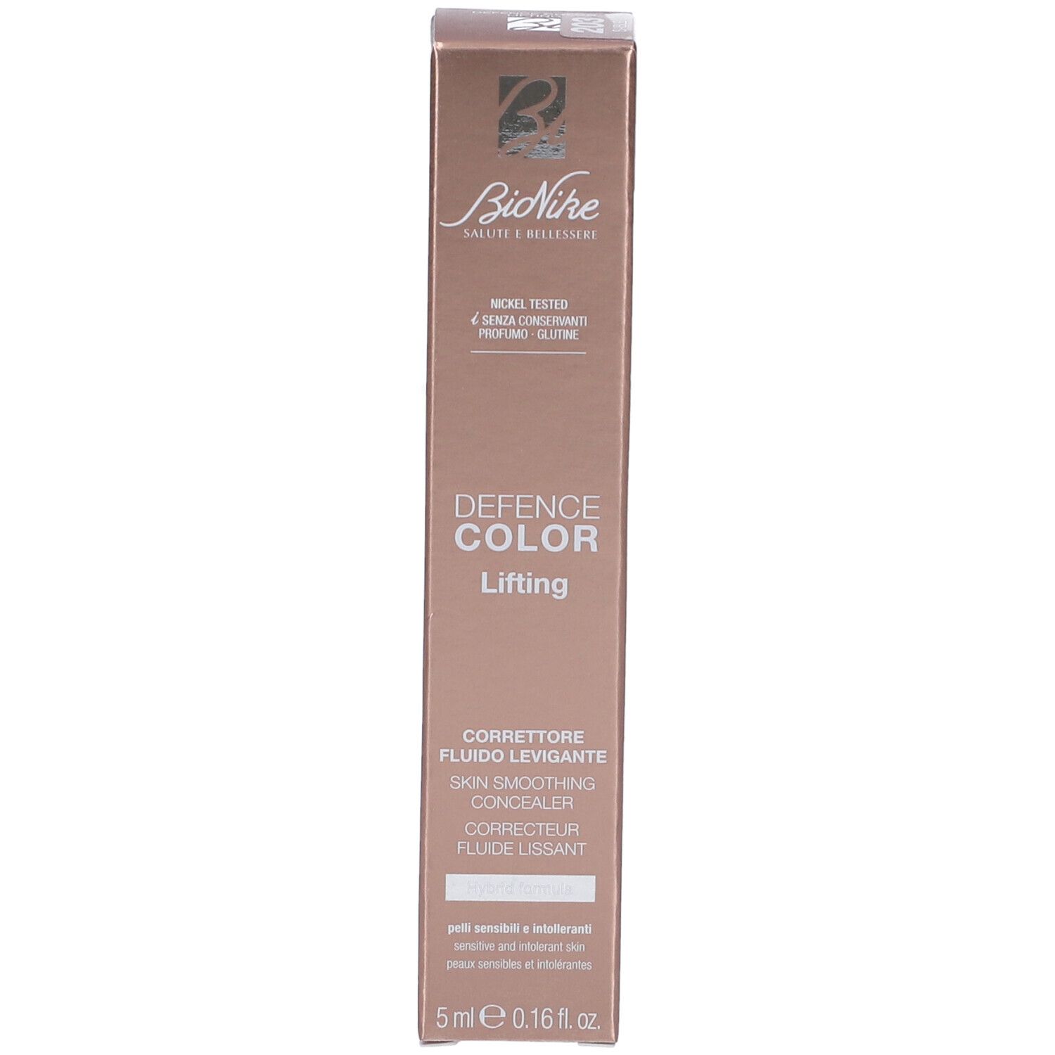 Bionike Defence Color Lifting Concealer Verpackung. 5ml.