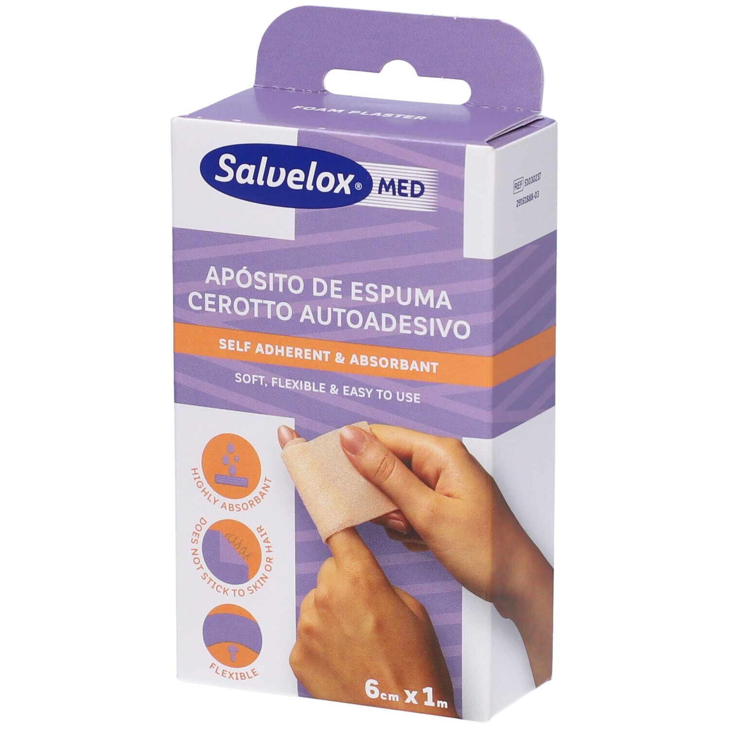 Salvelox Med Cerotto Autoadesivo 6cm x 1m 1 pz