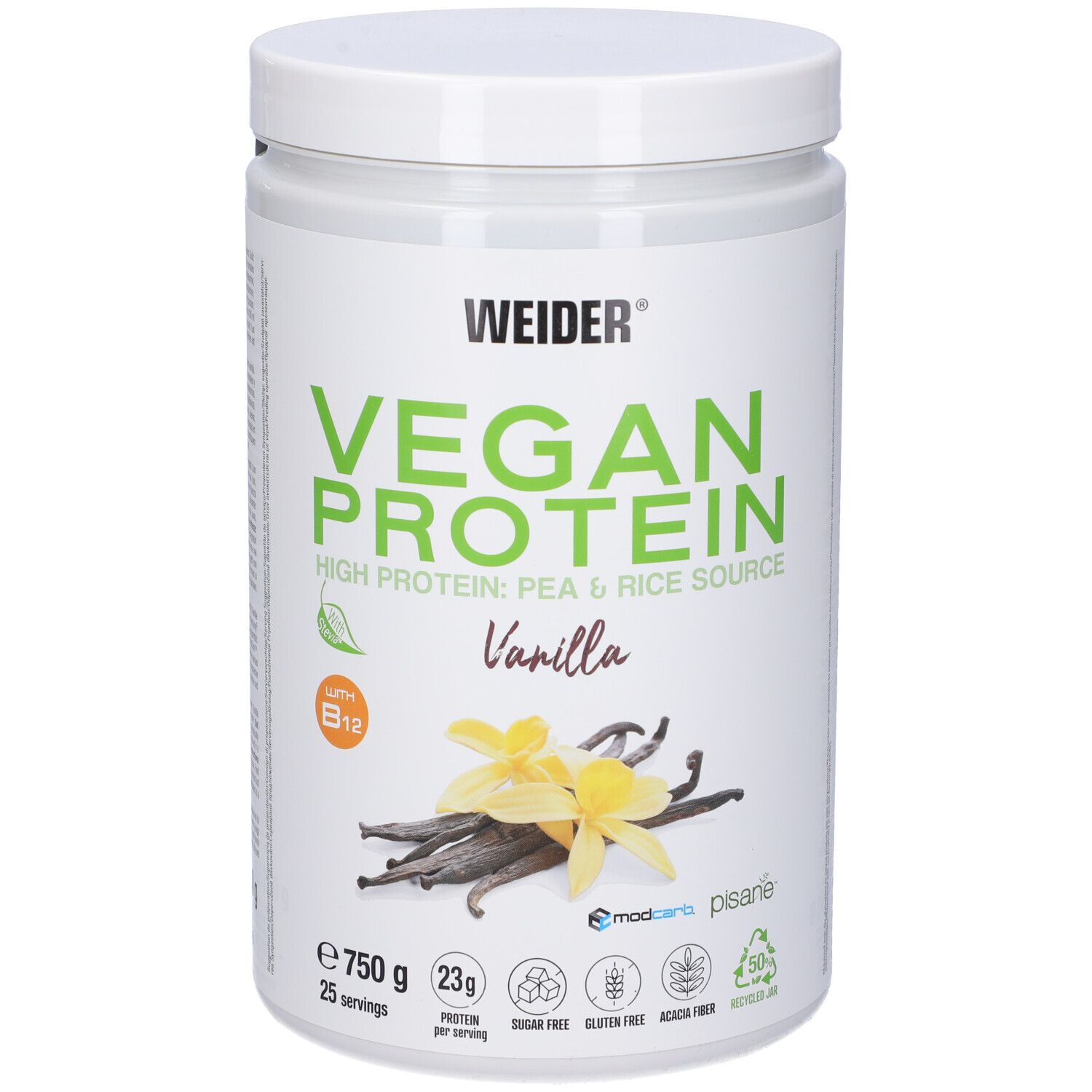 Weider Vegan Protein Vaniglia 750 G