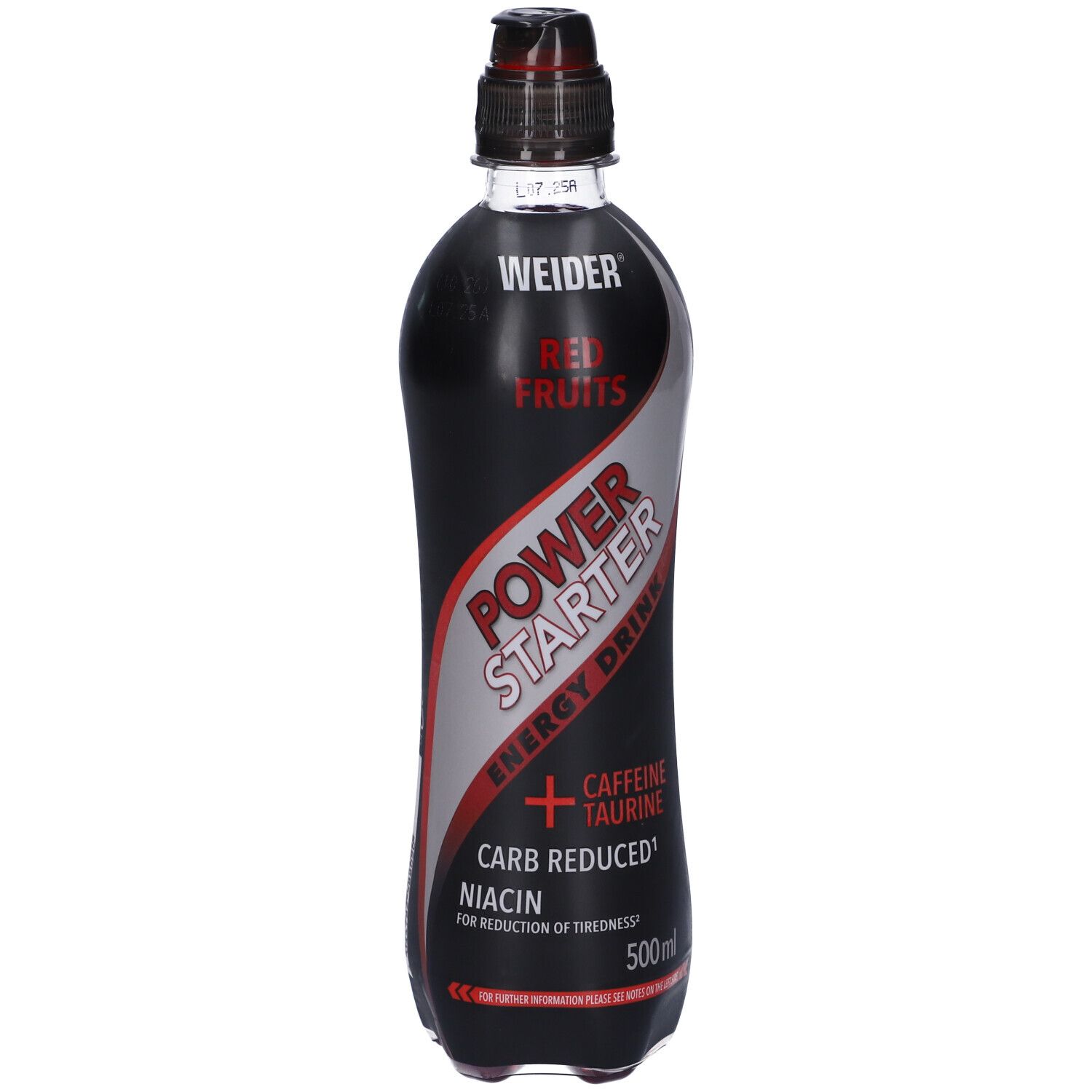 Weider Power Starter Energy Drink Gusto Frutti Rossi