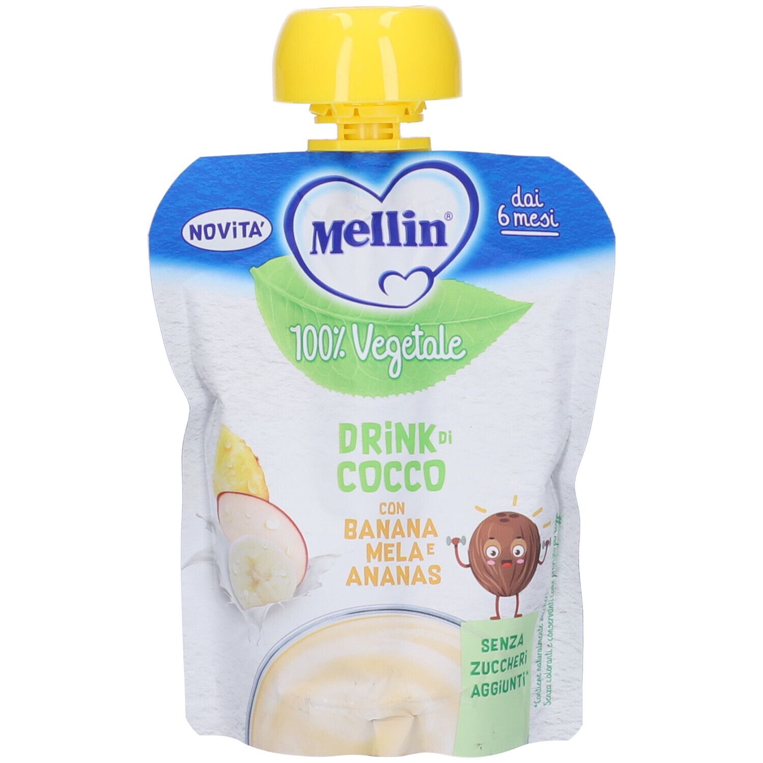 Mellin Pouch Cocco Mela Banana Ananas 90 G