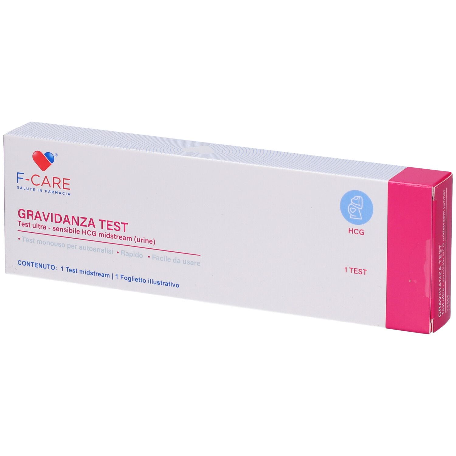 F Care Test Rapido Gravidanza Midstream Hcg 1 Pezzo