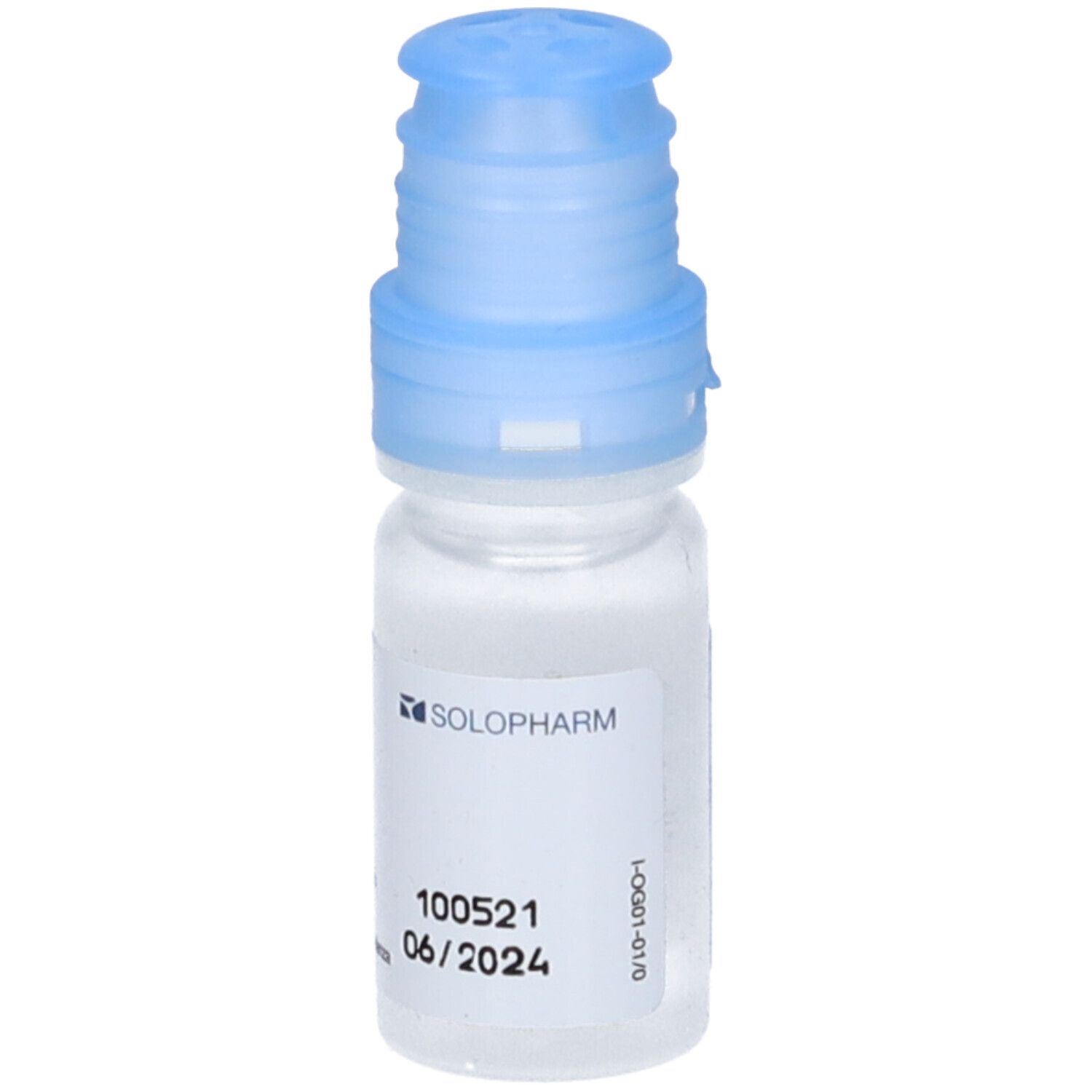 Flacone di Gylan Ultra Comfort con tappo blu. Contiene 10 ml.