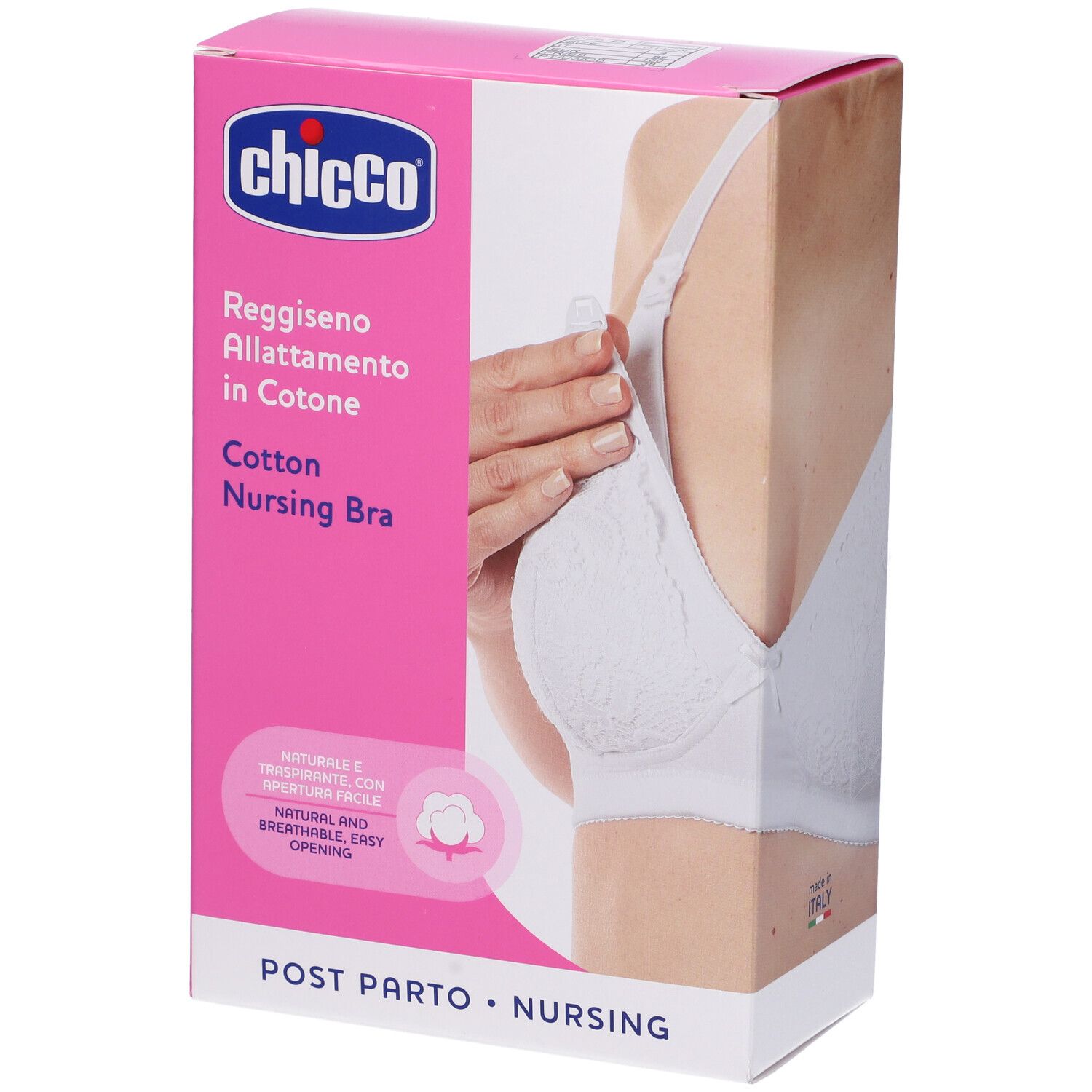 Mammy Reggiseno Cotone Allattamento White 4D
