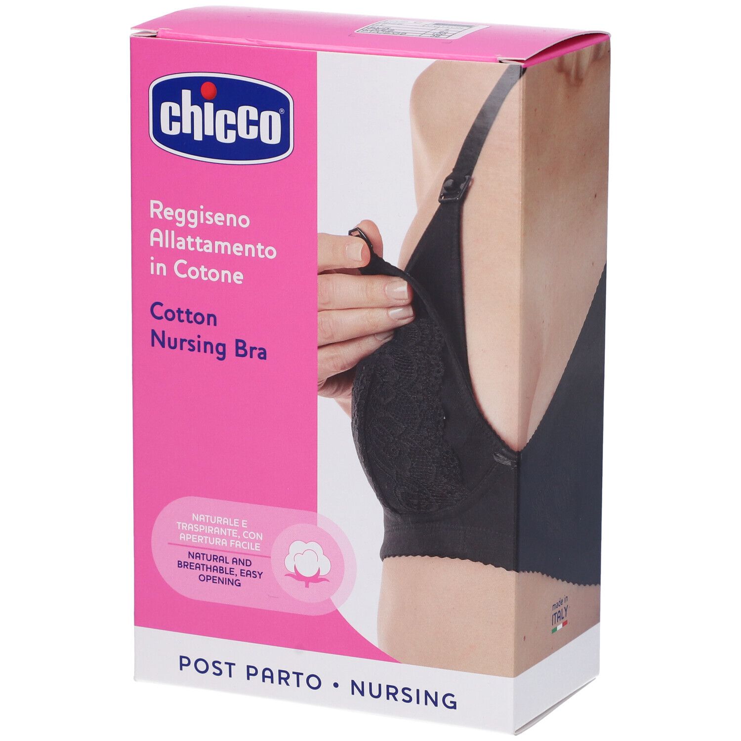 Mammy Reggiseno Cotone Allattamento Black 4C