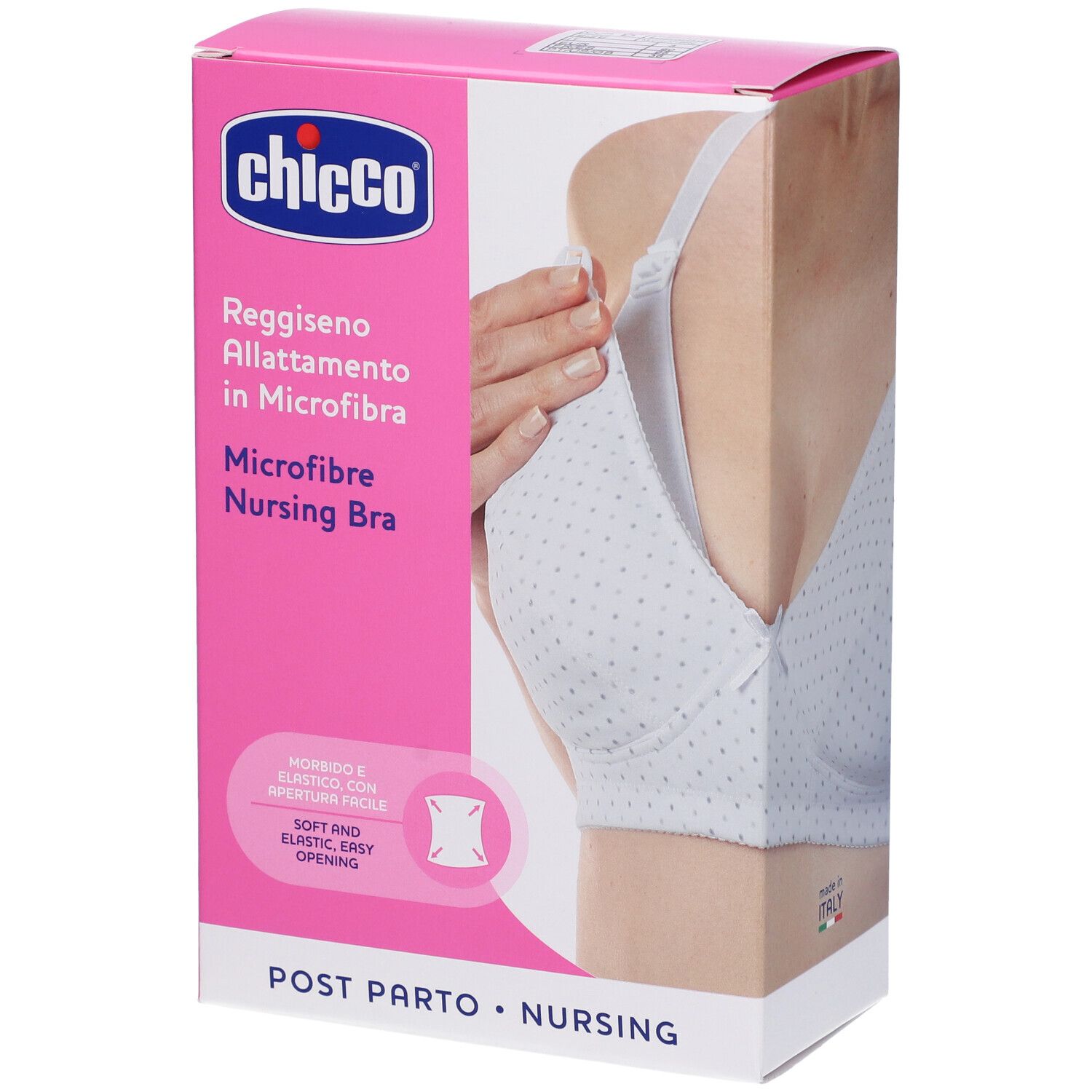 Mammy Reggiseno Microfibra Allattamento White 3D