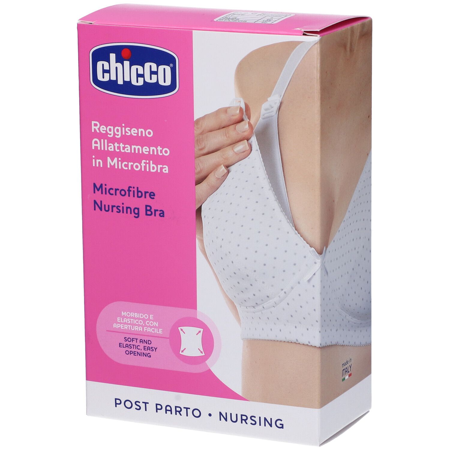 Chicco Reggiseno Allattamento in Microfibra Colore Bianco Taglia 5C