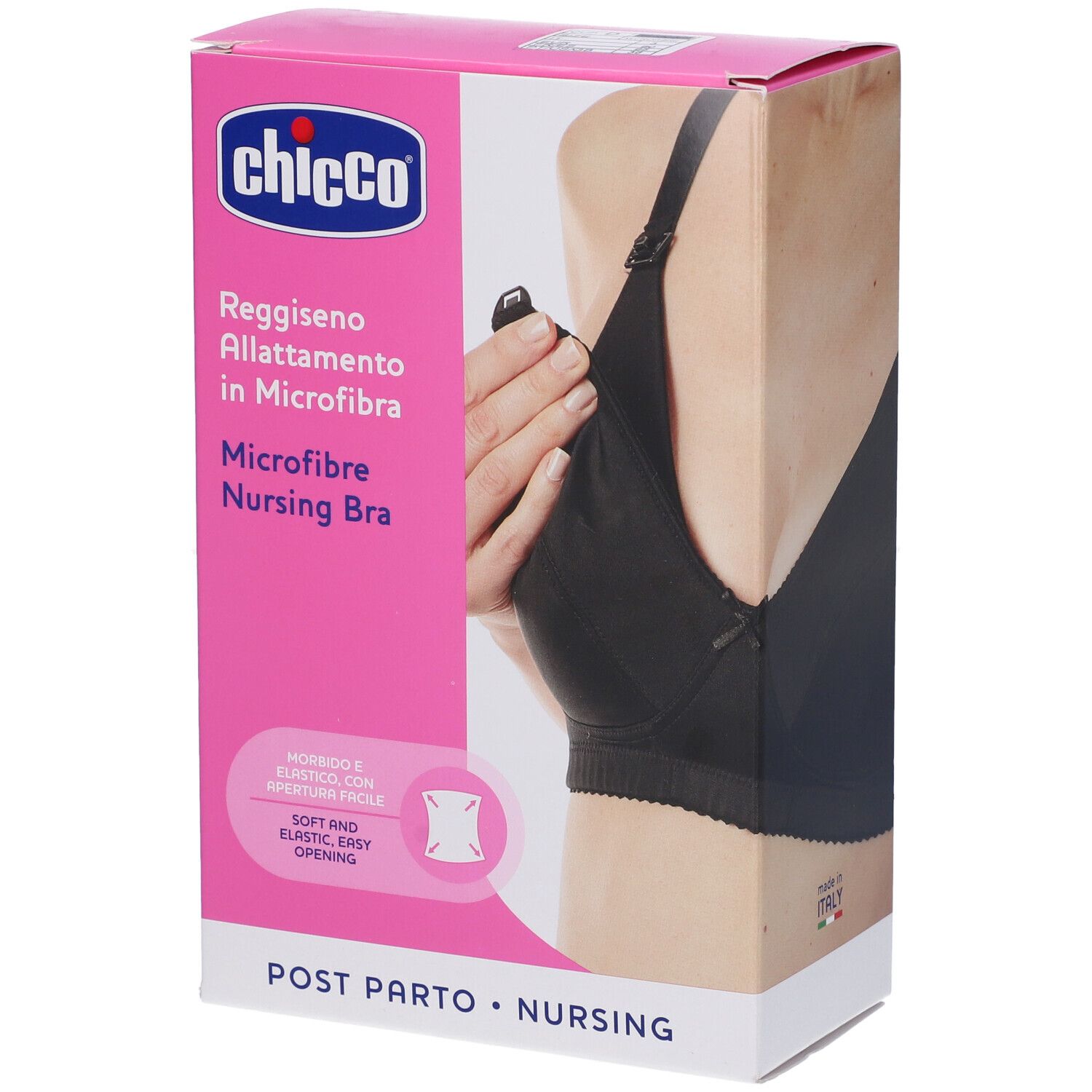 Chicco Reggiseno Allattamento in Microfibra Colore Nero Taglia 3D