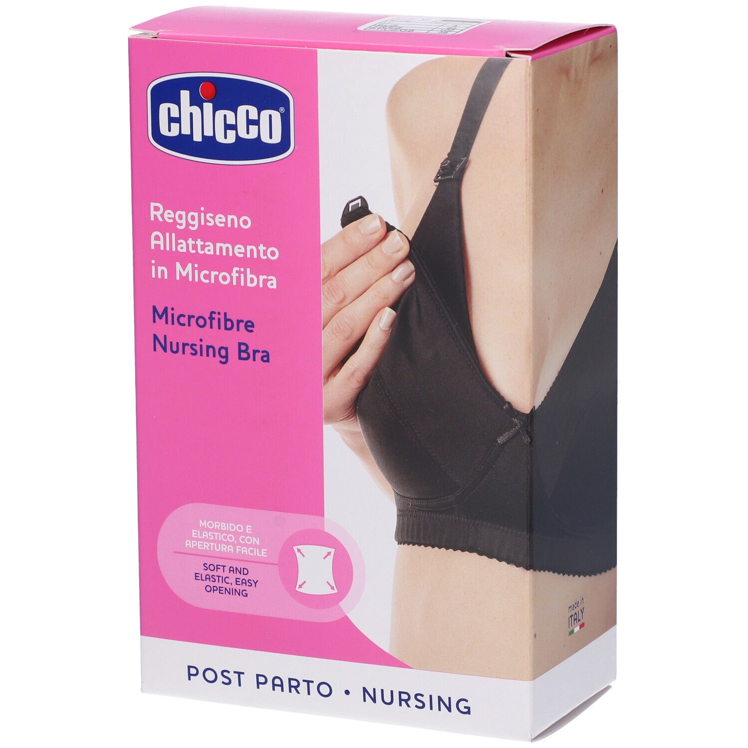 Chicco Reggiseno Allattamento in Microfibra Colore Nero Taglia 4C