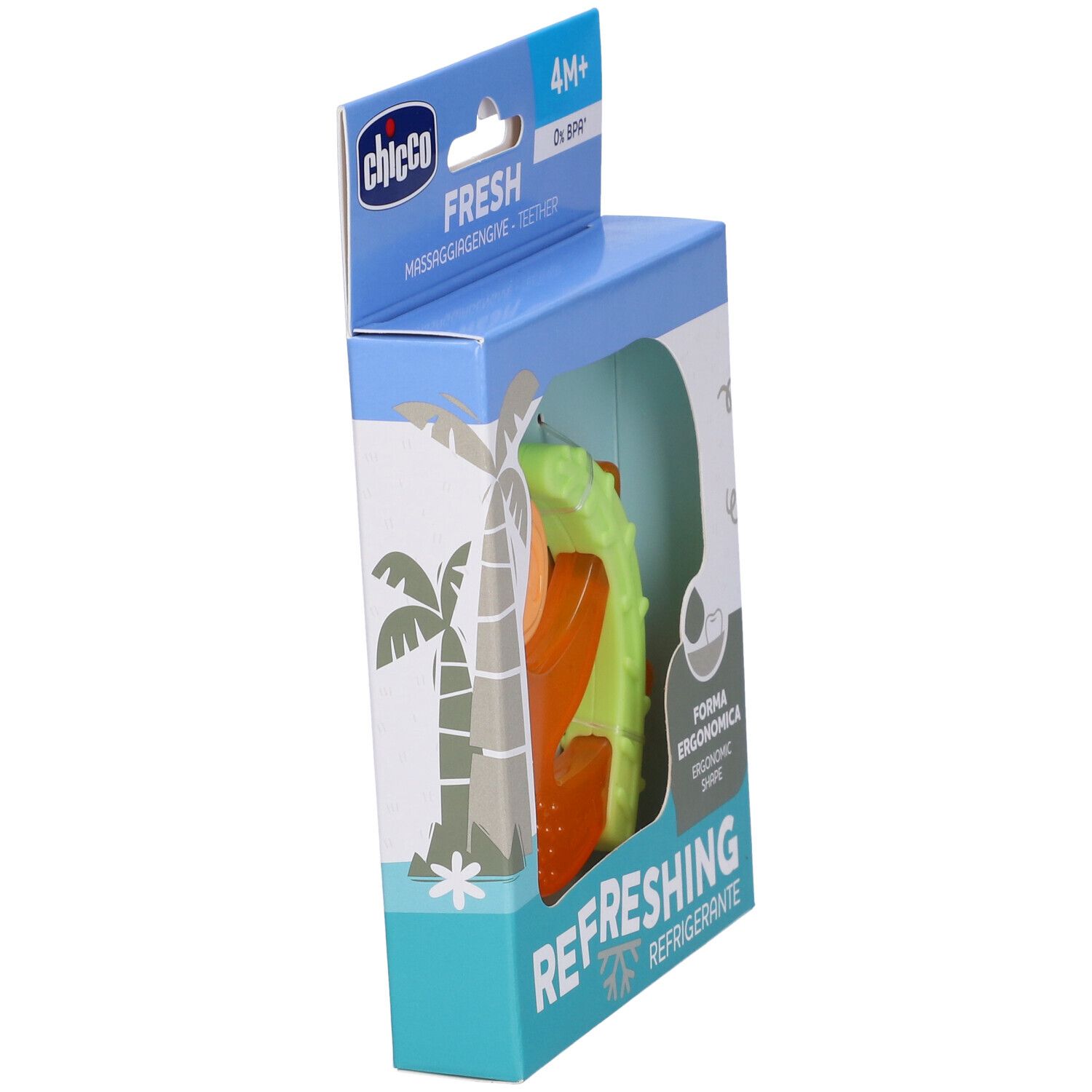 Chicco Fresh Beißring in Avocadoform, 4M+.