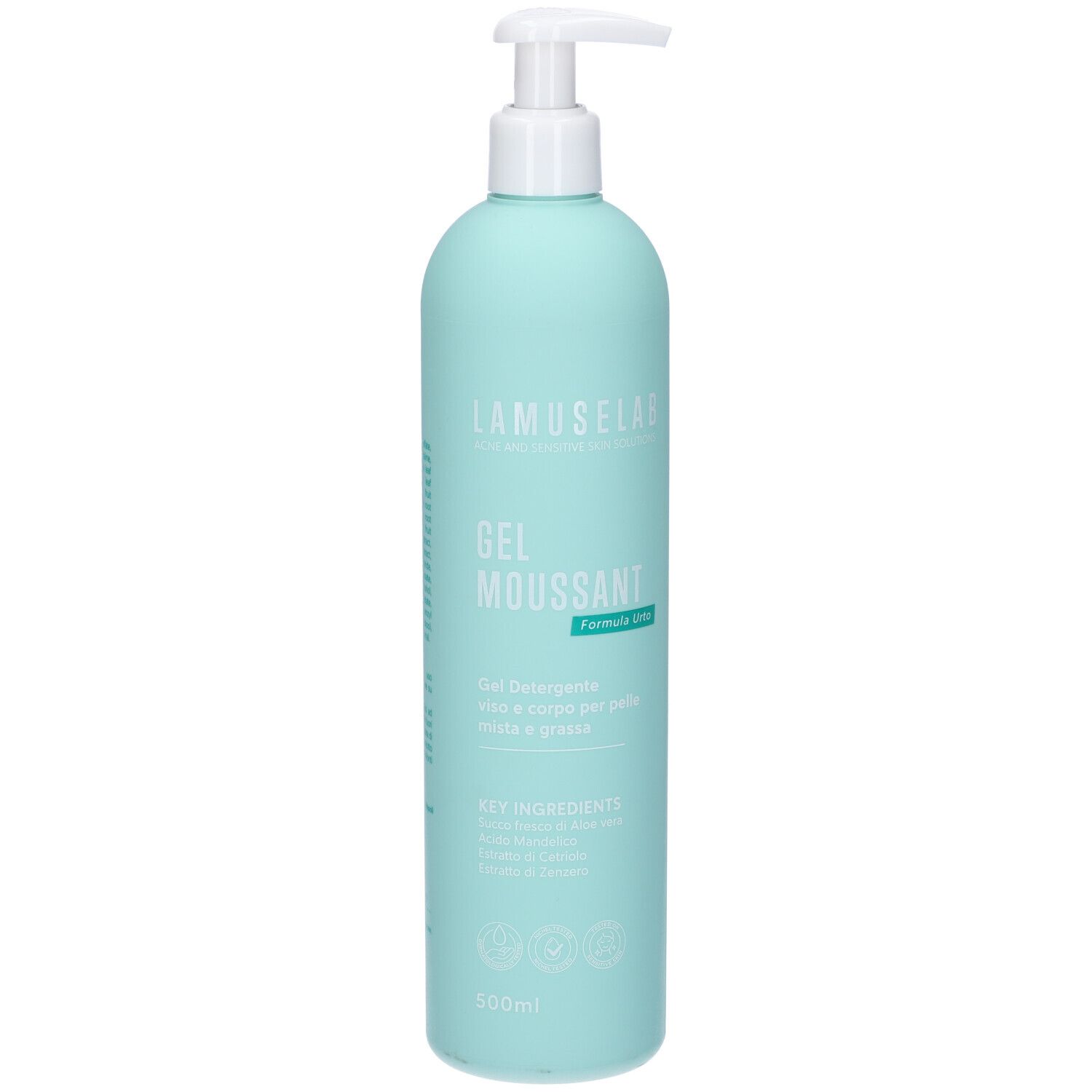 Lamuselab Gel Detergente Viso e Corpo 500 ml- Risparmia il 10% con il codice: lamuselab0926