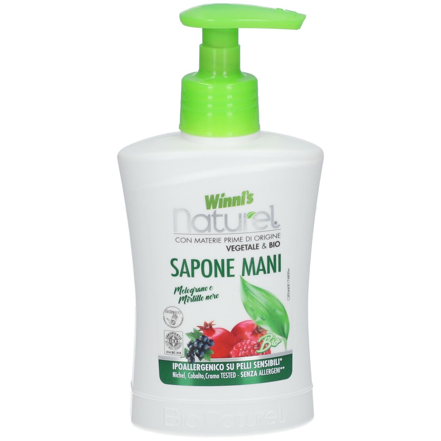 Winni's Sapone Mani Melograno e Mirtillo Nero