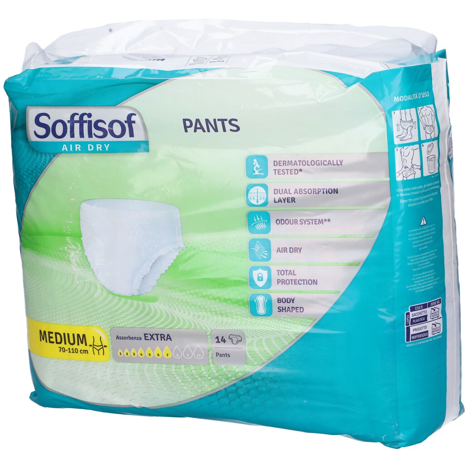 Air Dry - Pants 14 Mutandine Assorbenti Per Incontinenza Extra Taglia M - Immagine 7