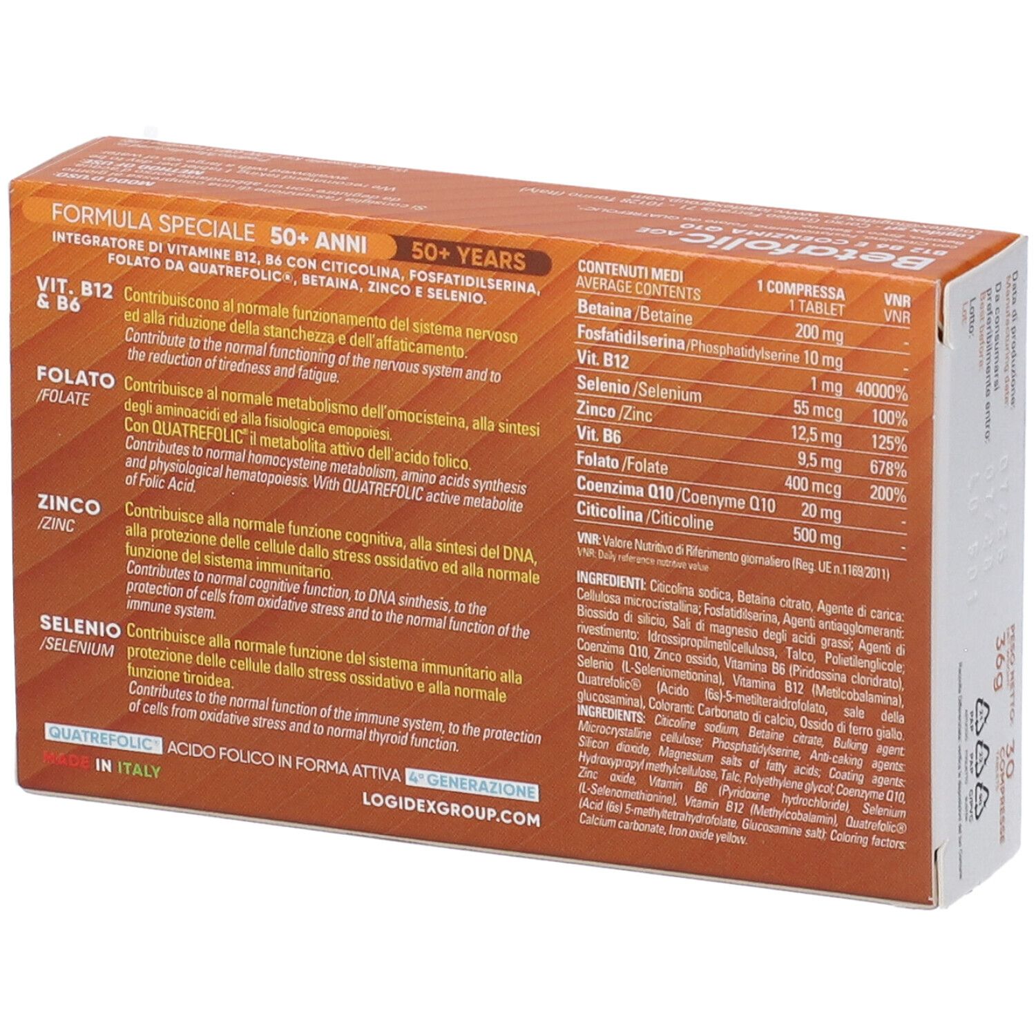 Betafolic AGE 30Cpr 36 g Tabletten