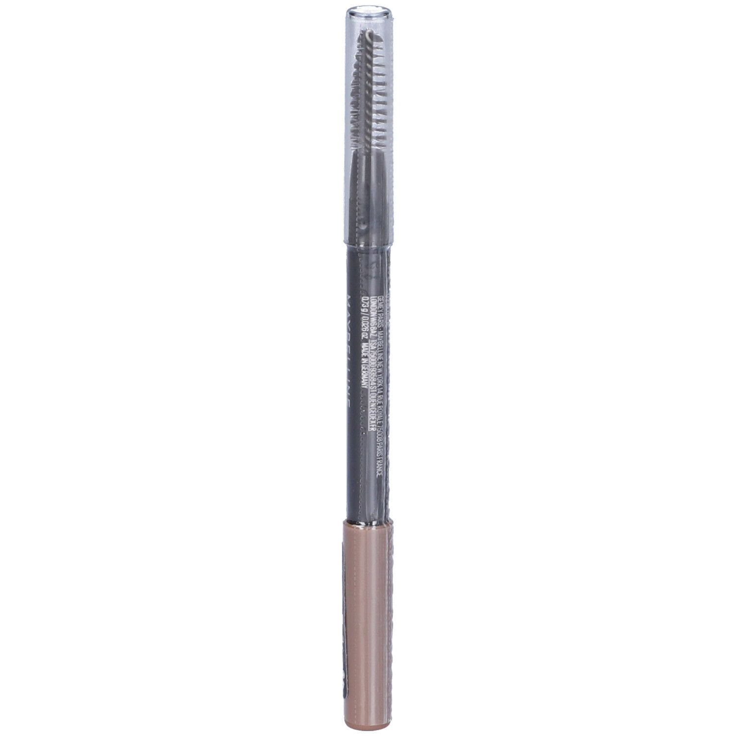 Matita per sopracciglia con spazzola. Scritta: Tattoo Brow 36H. Colore: Blonde 02. Con codice a barre.