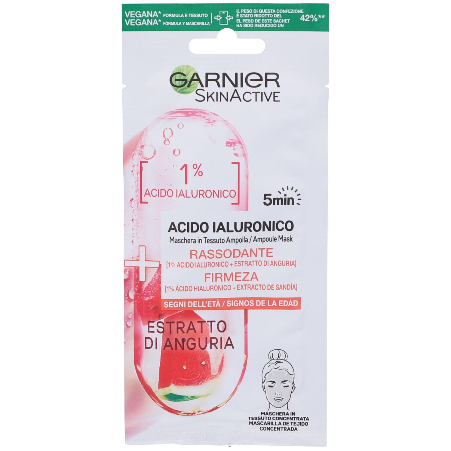 Garnier Maschera in Tessuto Ampolla Rassodante