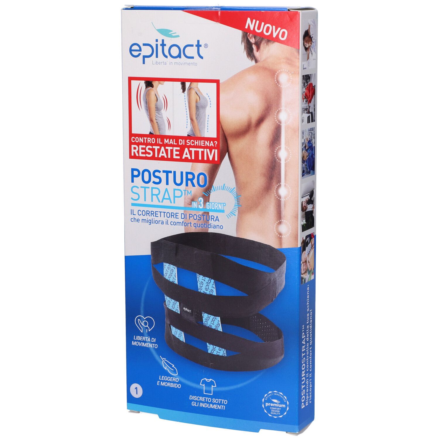 Epitact Correttore di Postura POSTUROSTRAP™ Taglia 1 (69-79 cm)