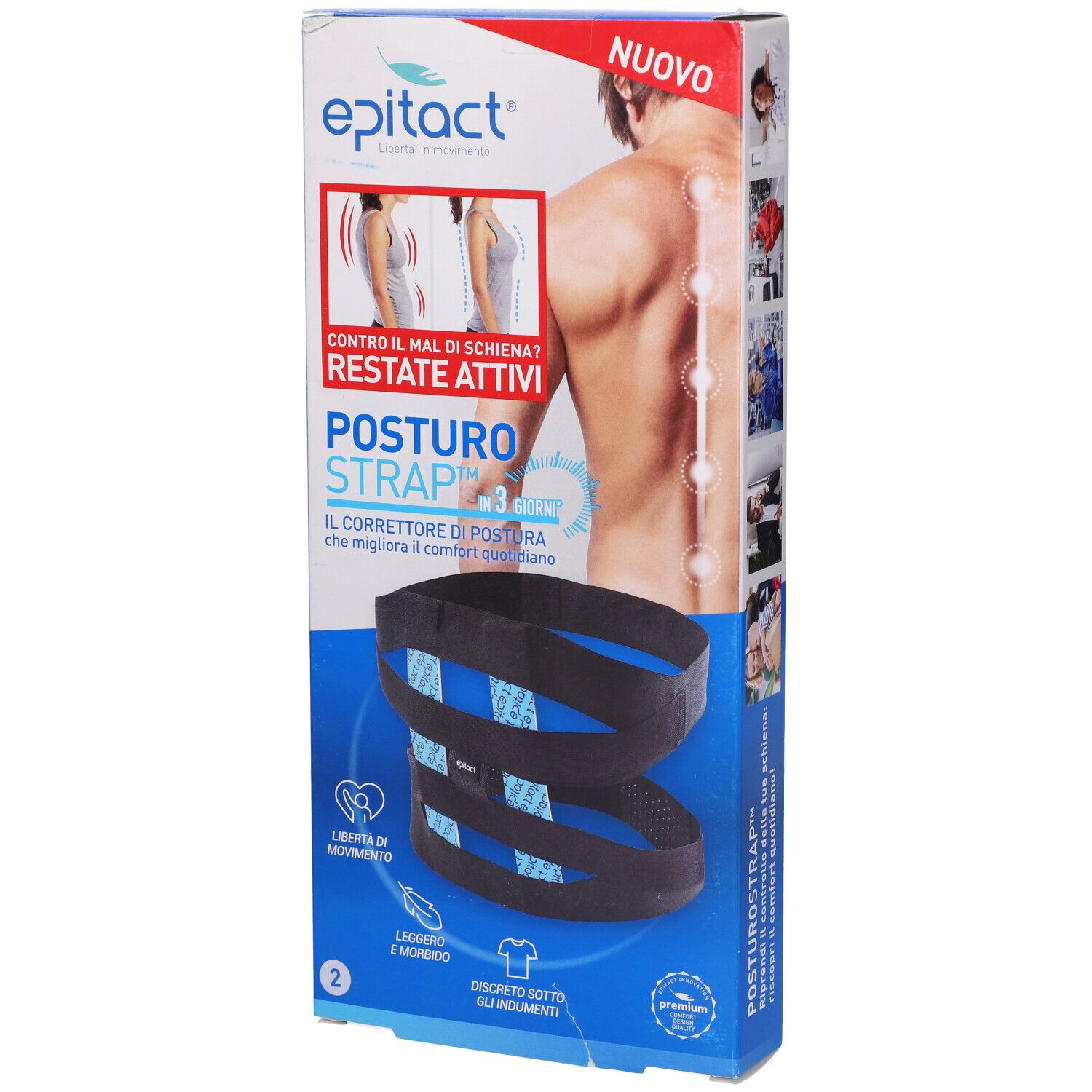 Epitact Correttore di Postura POSTUROSTRAP™ Taglia 2 (79-89 cm)