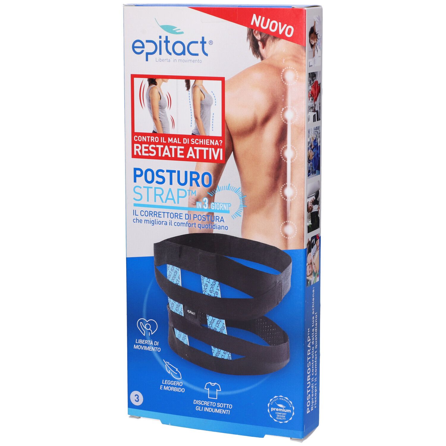 Epitact Correttore di Postura POSTUROSTRAP™ Taglia 3 (89-106 cm)
