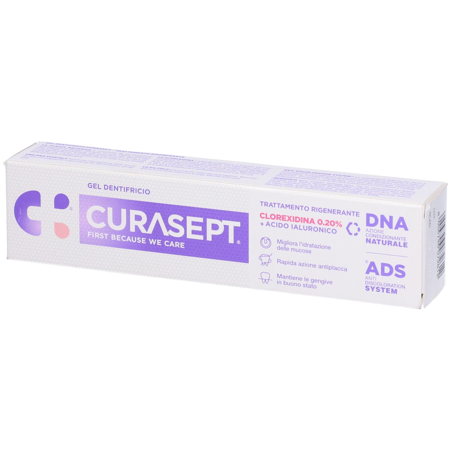 Curasept GEL Dentif ADS DNA RI 75 ml Zahngel