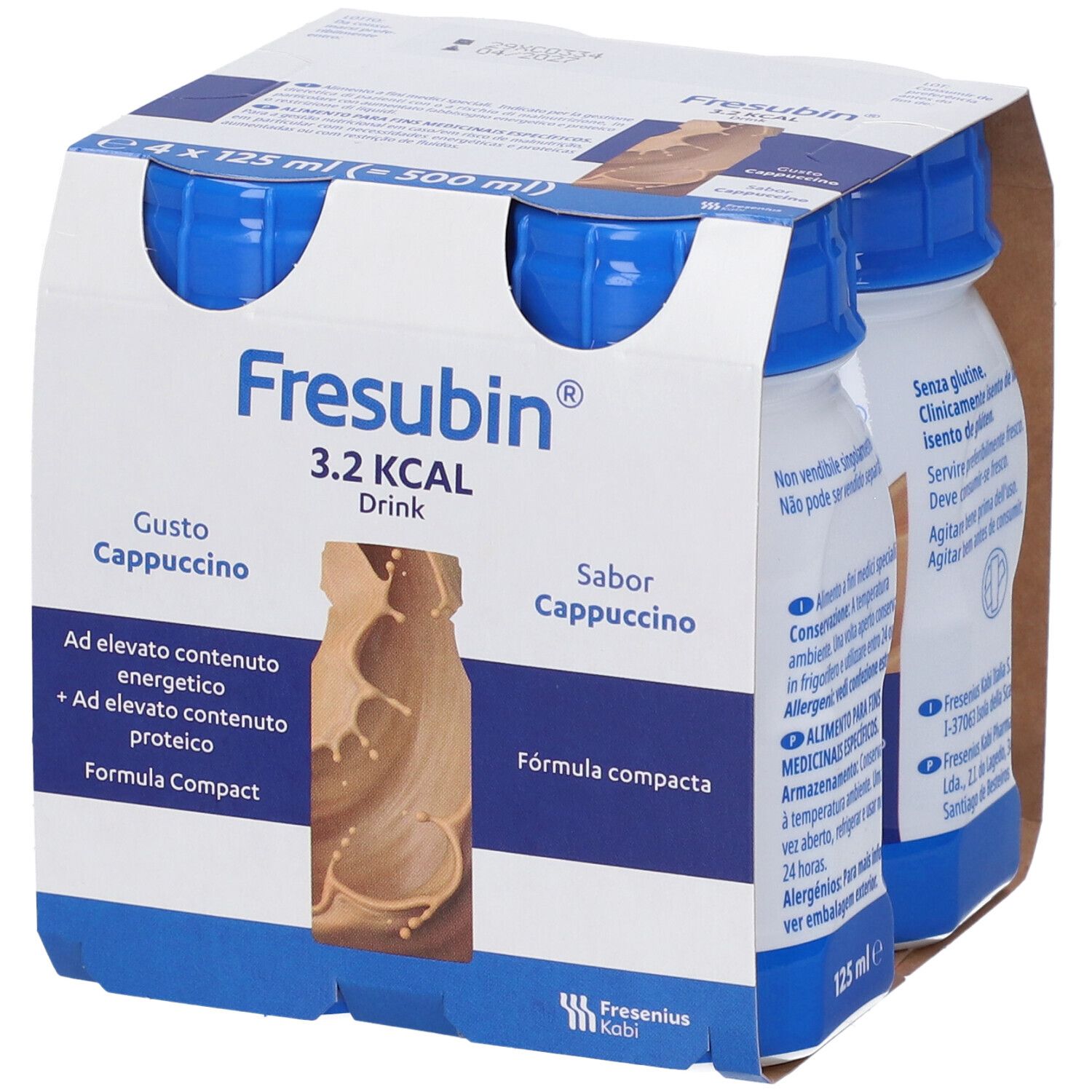 Fresubin 3,2 Kcal Drink Cappuccino 4 X125 Ml - Immagine 5