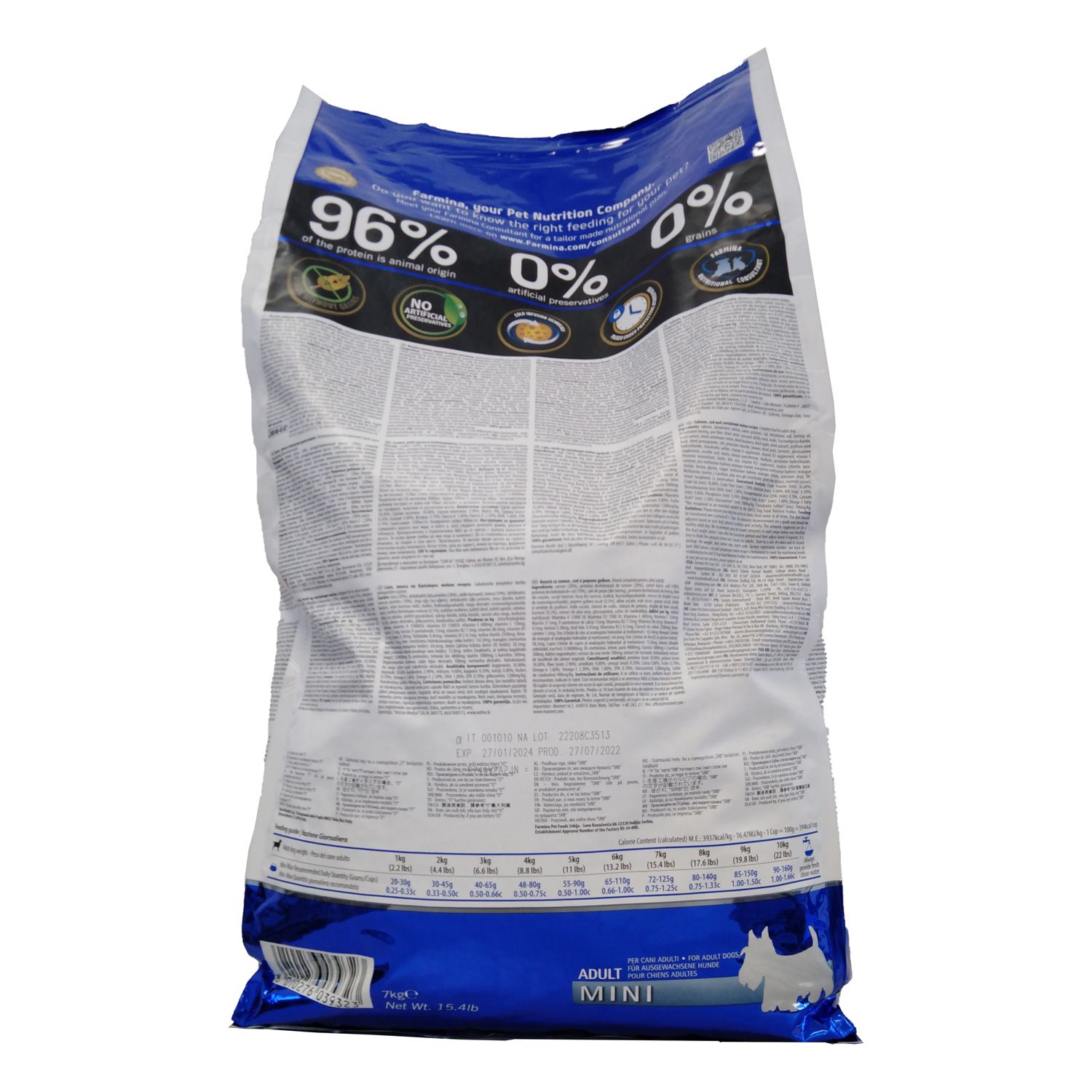 N&D OCE DOG S/M/C AD Mini 7KG 7000 g Pellets