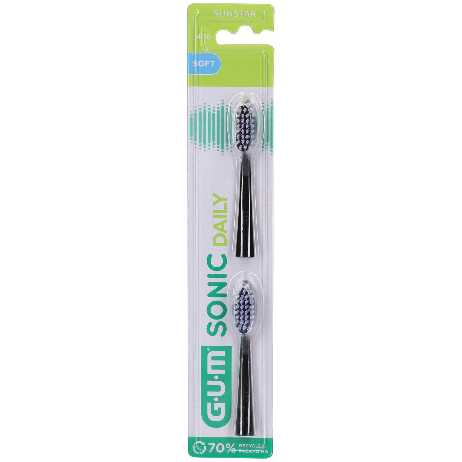 Gum Nere Sonic Daily Refill Black Testine Ricambio Per Pulizia Profonda 2 Pezzi - Immagine 7