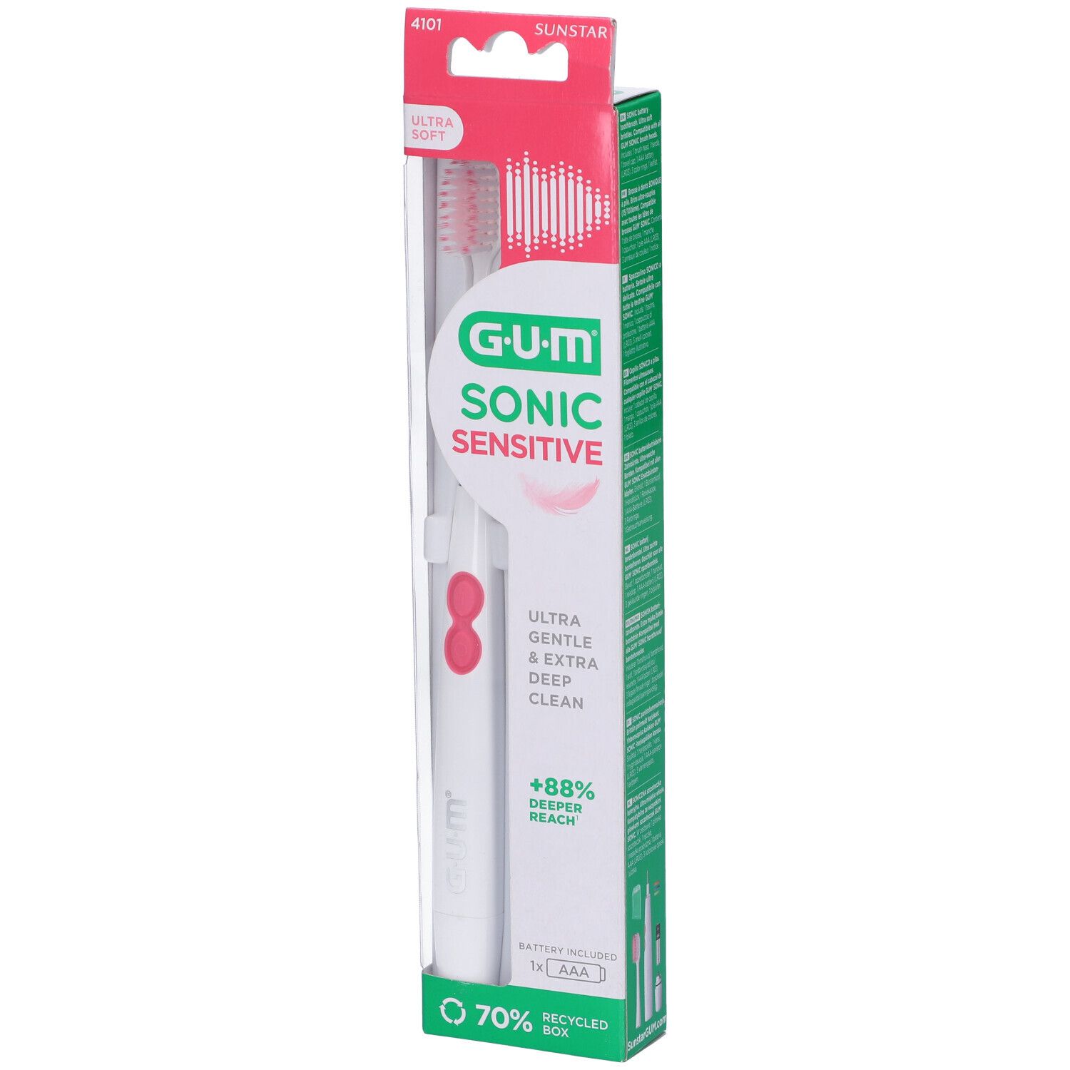 Gum Rosa/Bianco Spazzolino Elettrico, Sonic Sensitive - Immagine 8