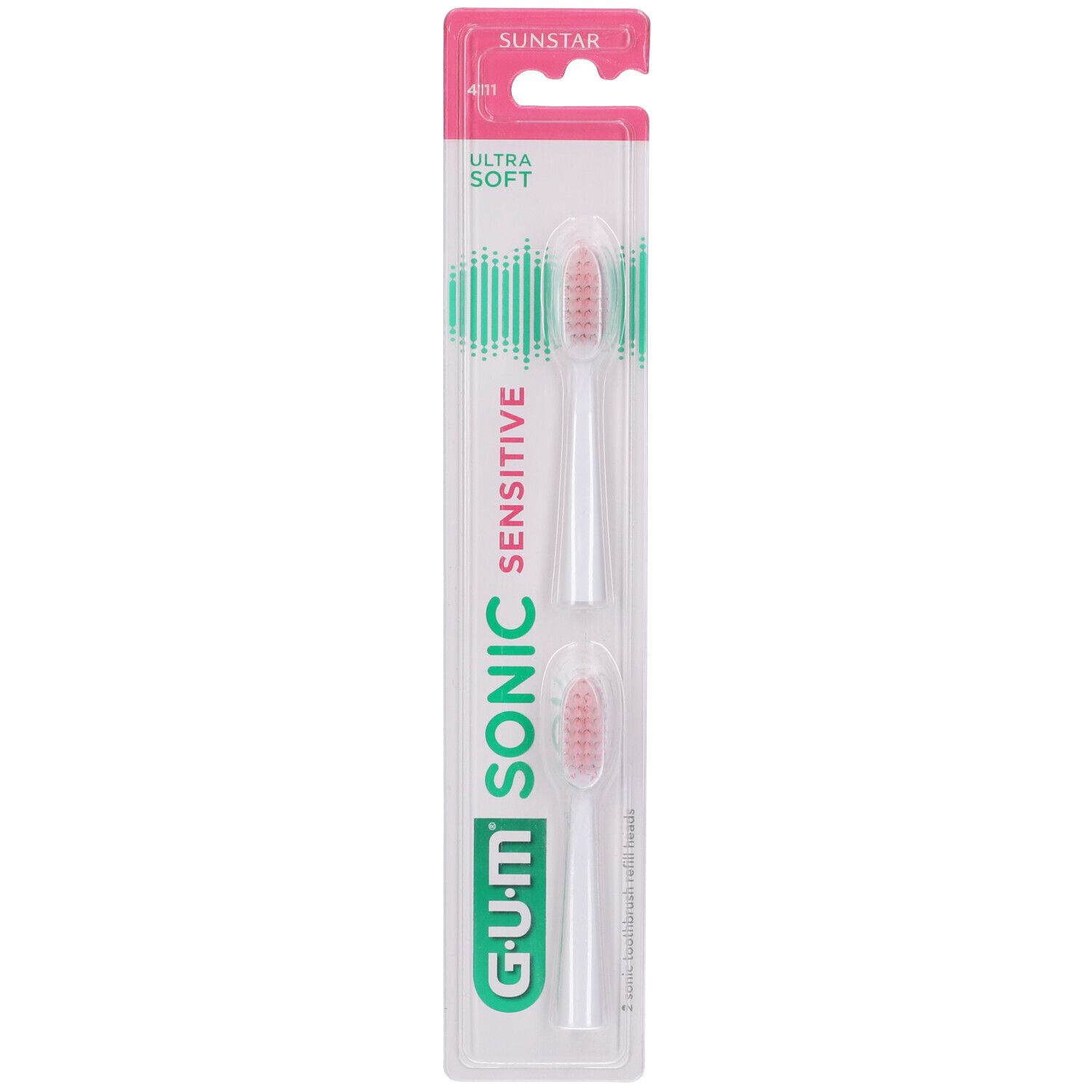 Sunstar Gum Ricambio Per Spazzolino Sonic Sensivital, - Immagine 3