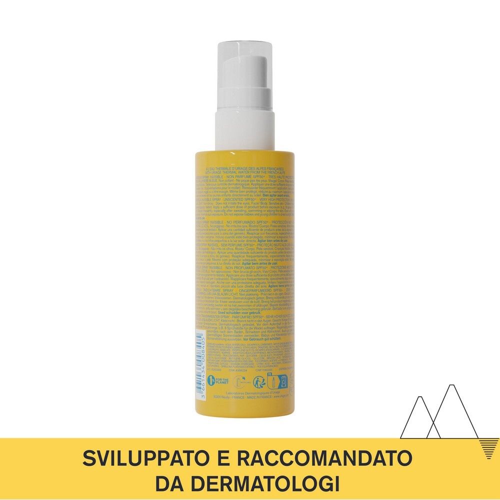 Uriage Bariesun Spray Invisibile Non Profumato SPF50+ 200Ml - Risparmia Il 10% Con Il Codice: Uriage0726