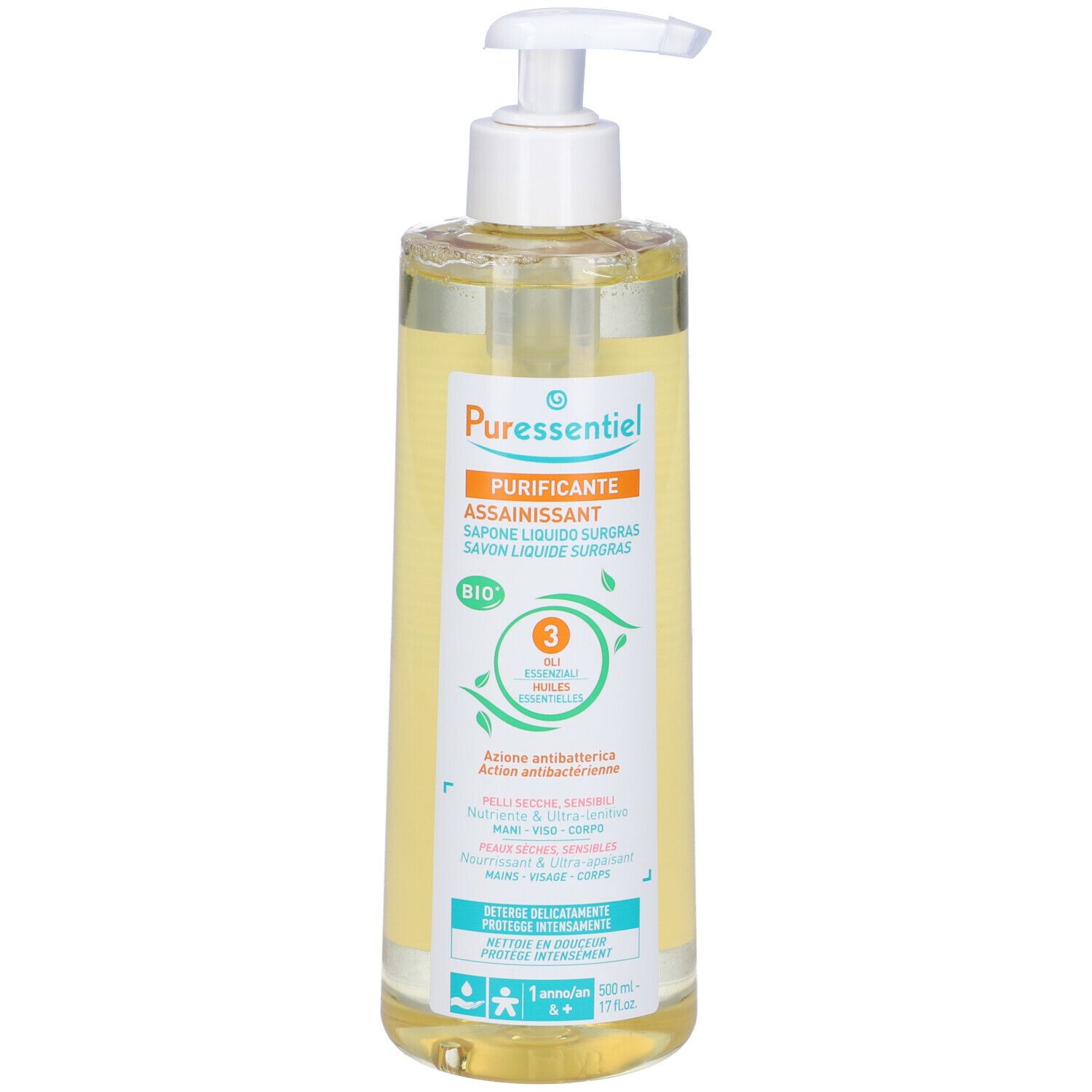 Puressentiel Sapone Liquido Surgras Purificante