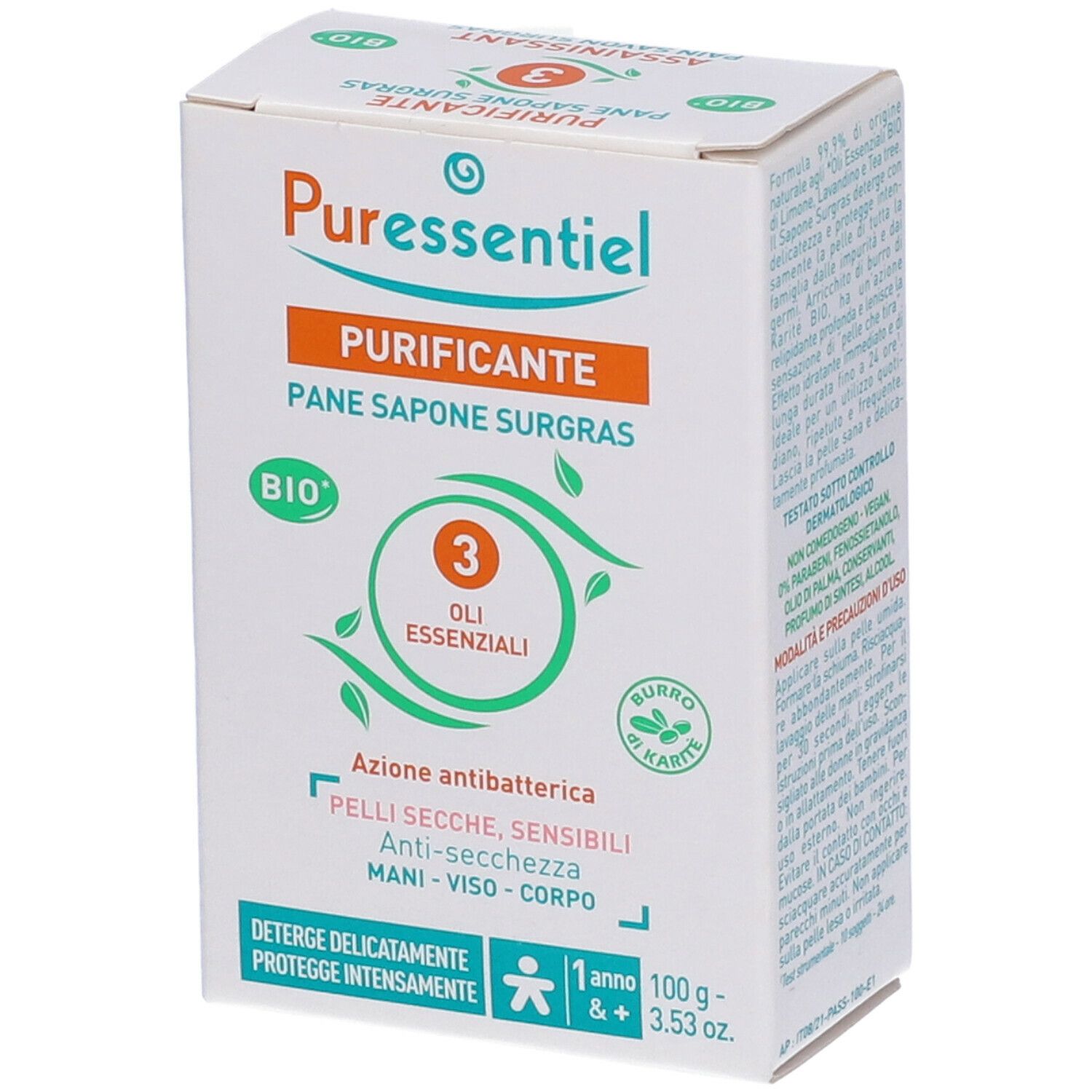 Puressentiel Pane Sapone Surgras Purificante 100 g