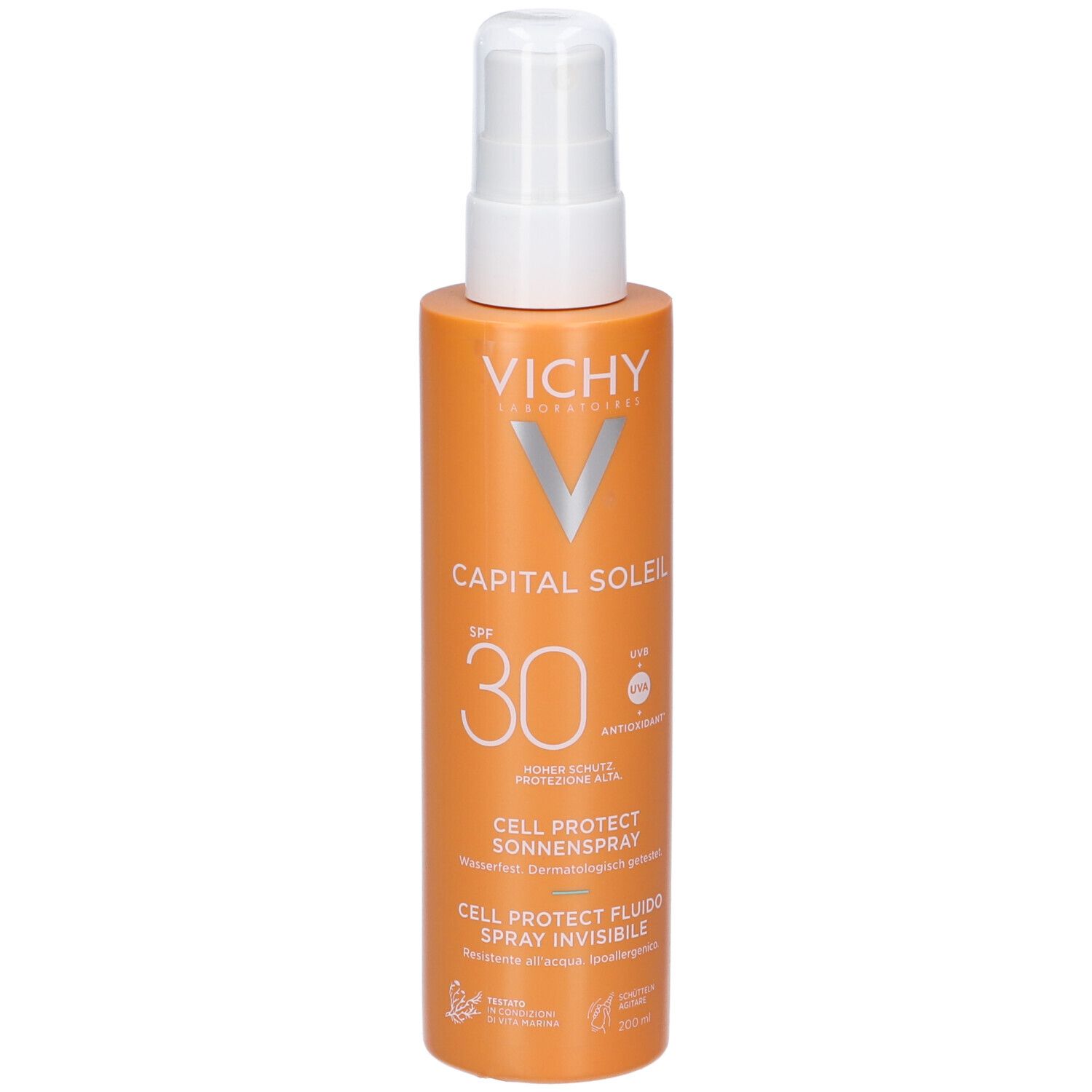 Vichy Capital Soleil Spray Anti Disidratazione SPF30 - Protezione solare idratante corpo - 200 ml - Immagine 7