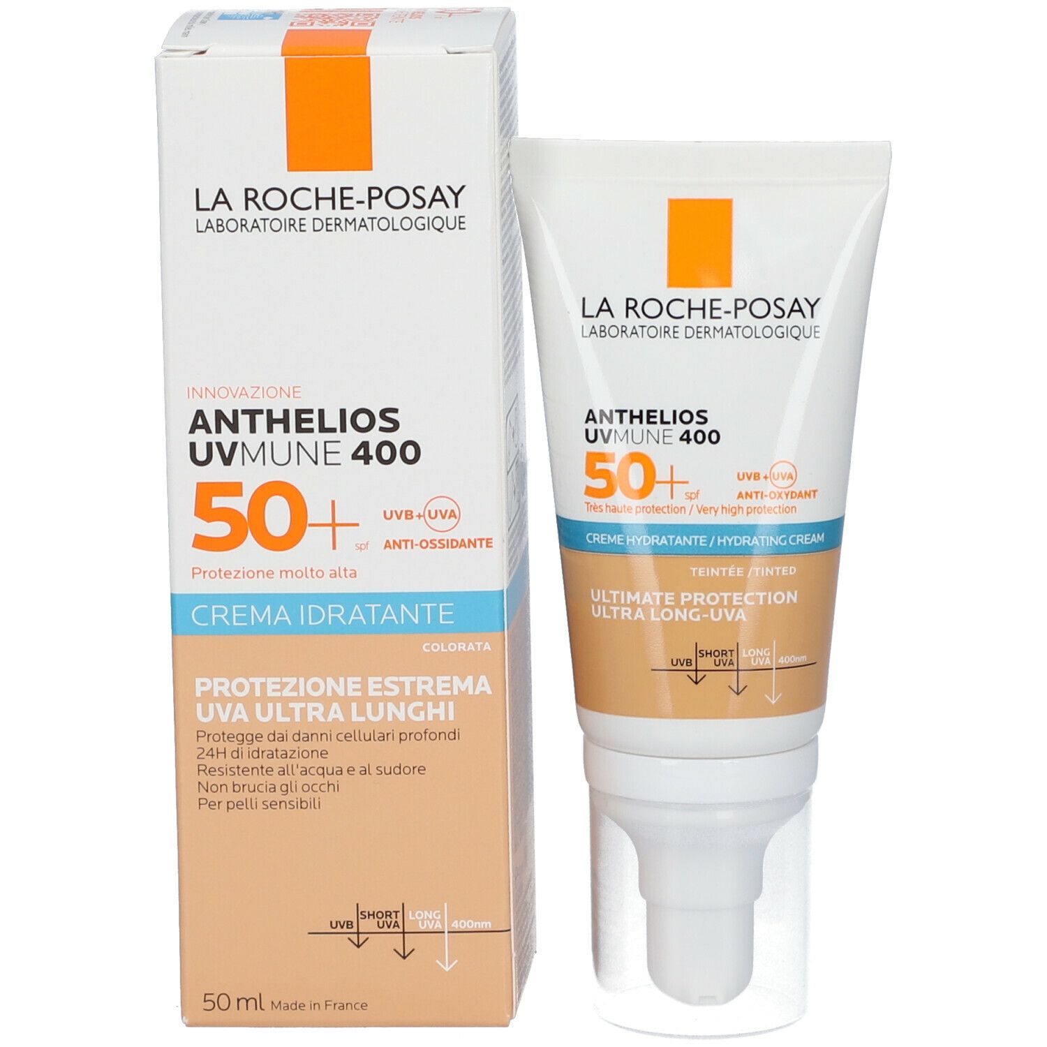 La Roche Posay Anthelios Crema Idratante Colorata Con Profumo Spf 50