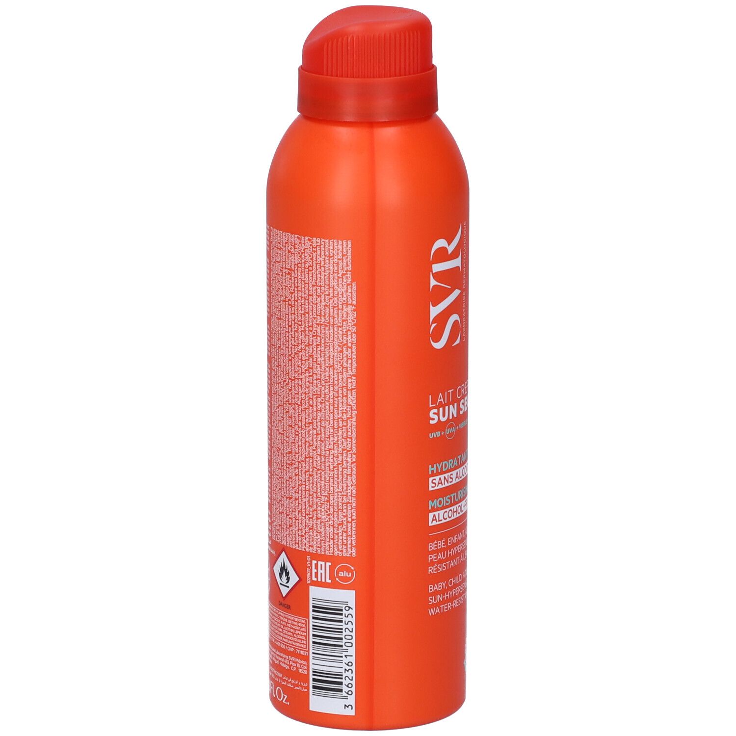 Svr Blu Latte Schiumoso Effervescente Spf 50 Sun Secure, 200 Ml, - Immagine 6
