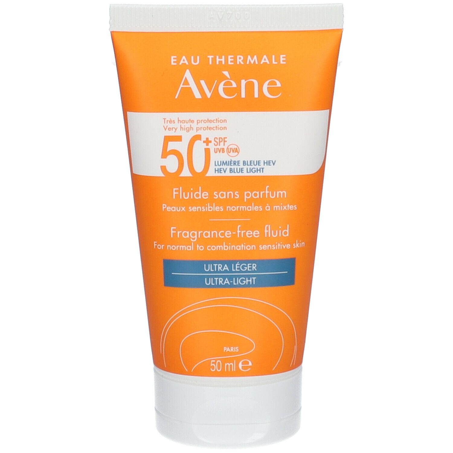 Avène Fluido Senza Profumo Spf 50+ Solare Viso 50 Ml 