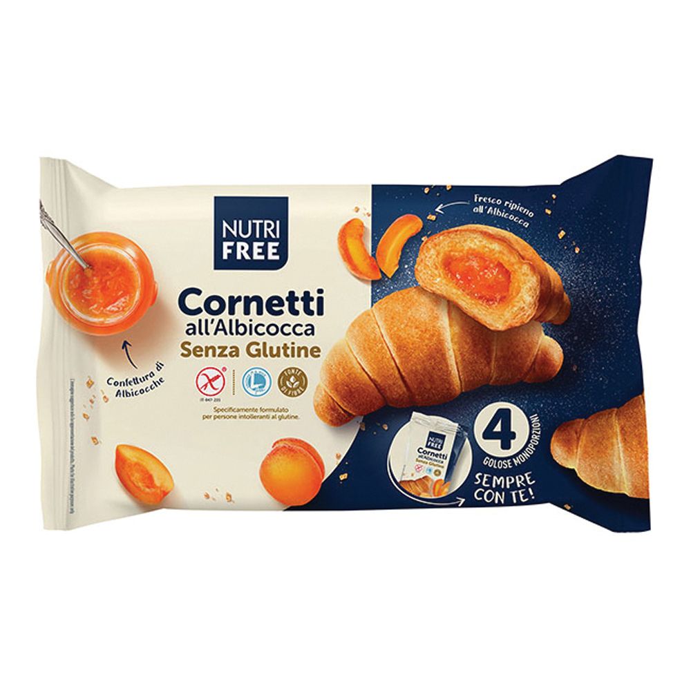 Cornetti Senza Glutine all'Albicocca - Nutrifree