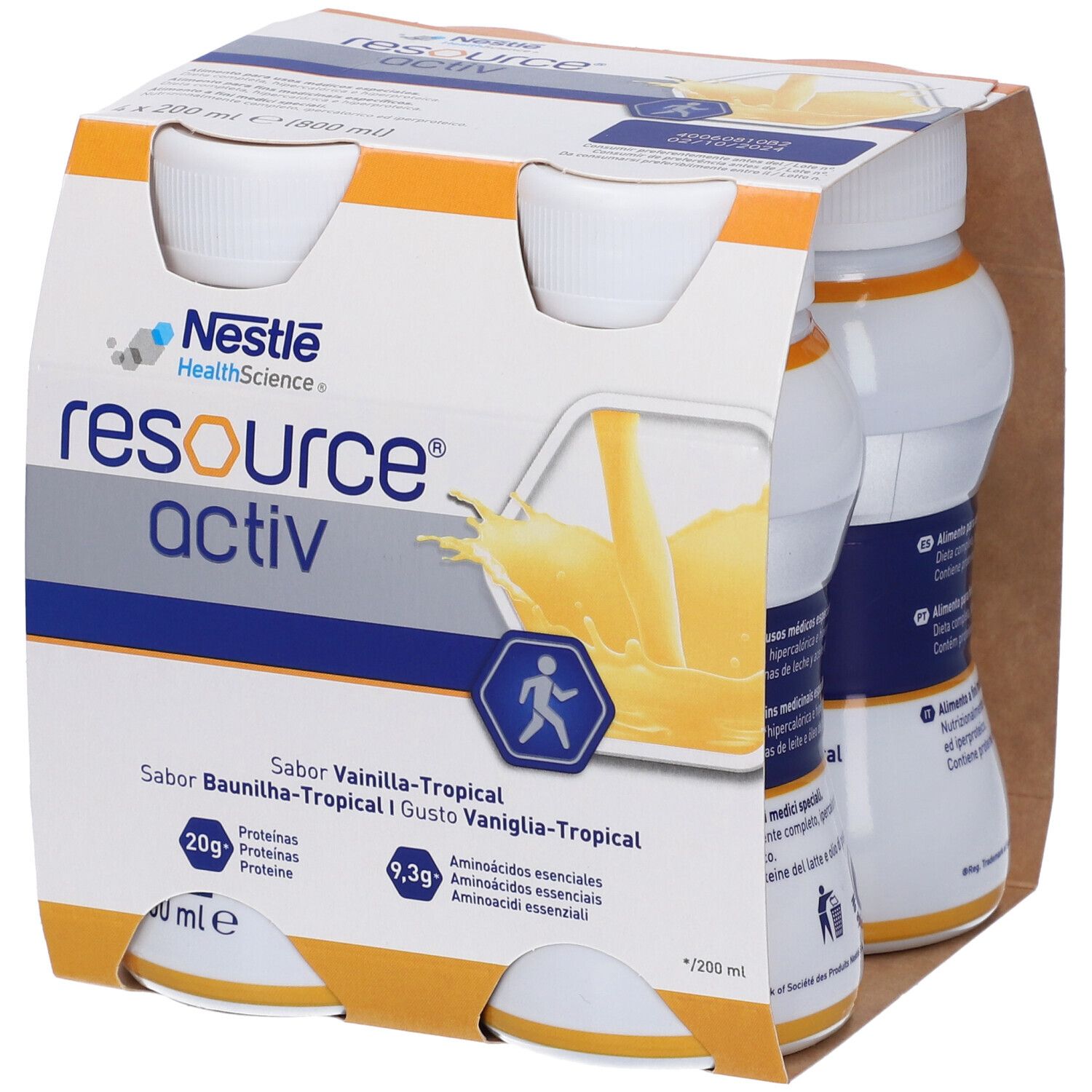 Nestle' Resource Activ Vaniglia Tropical
