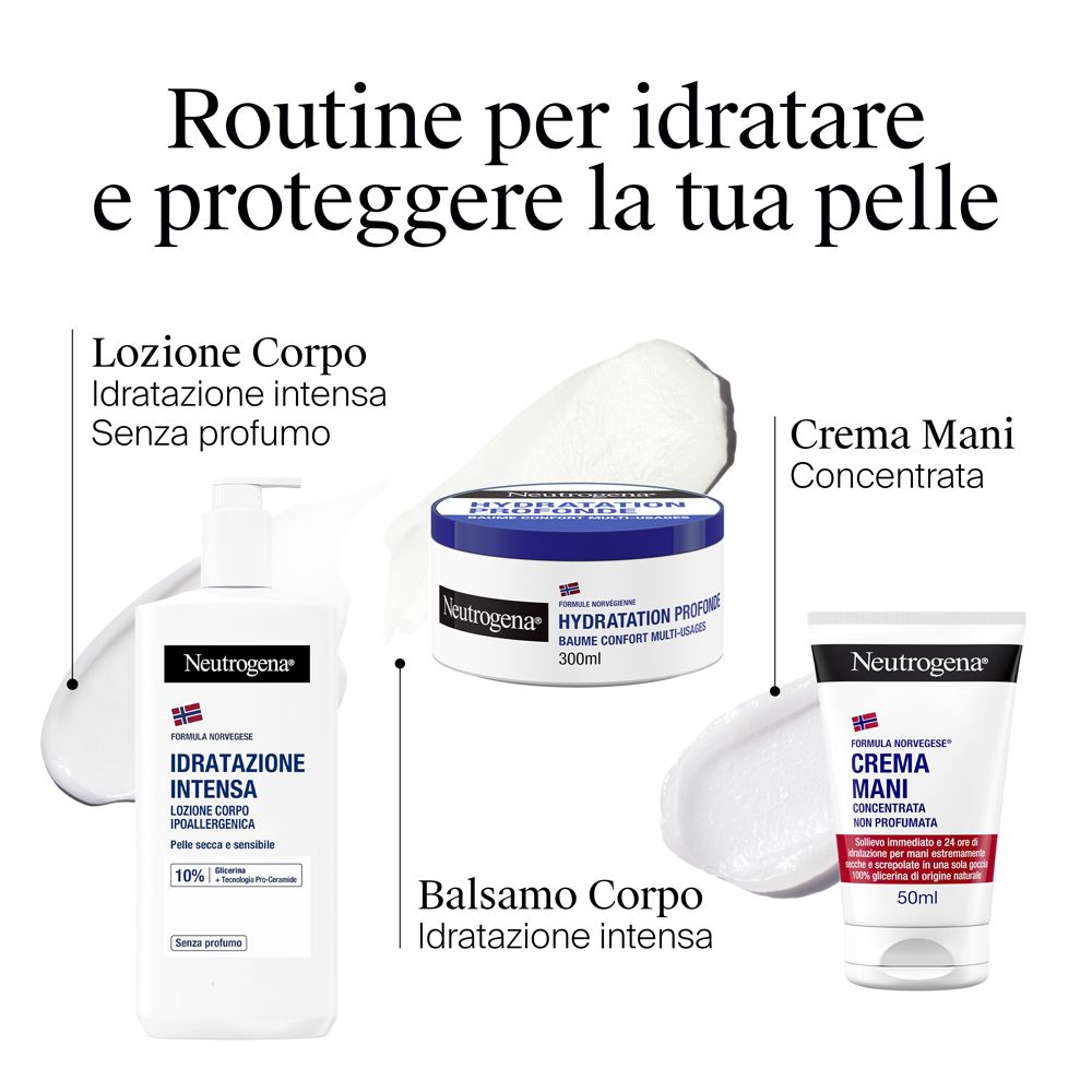 Vergleich: Alte und neue Formel der Neutrogena Körpercreme, intensive Feuchtigkeit.