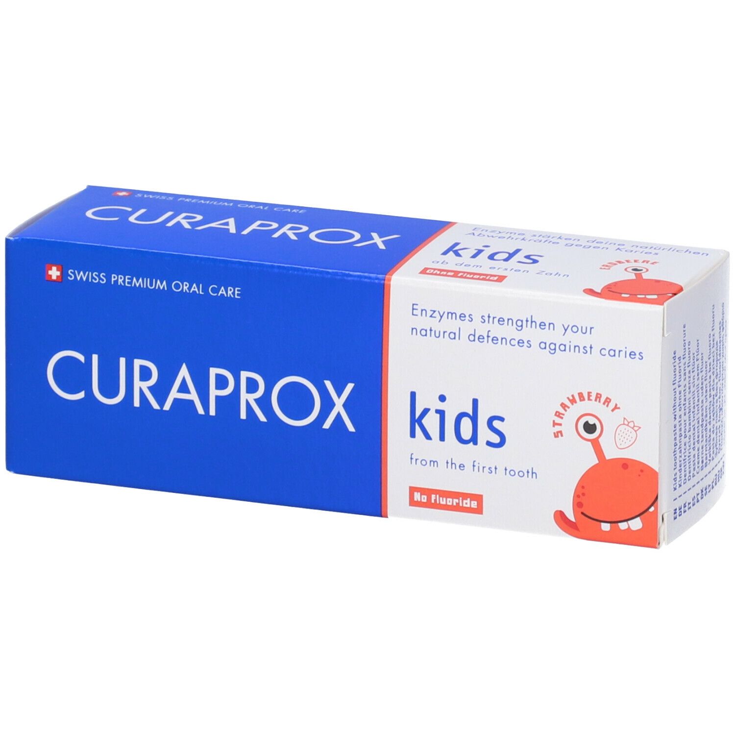 Curaprox Kids Toothpaste Strawberry Flavor 0 Ppm