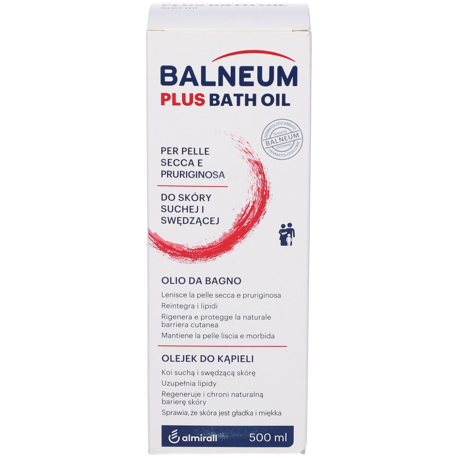 Balneum Plus Badeöl Flasche mit 500 ml Inhalt.