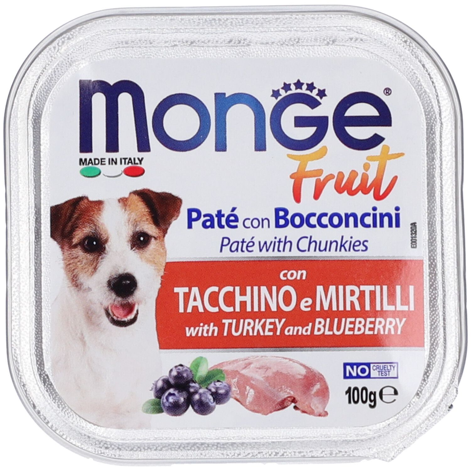 Monge Fruit Cane Tacchino&Mirtilli