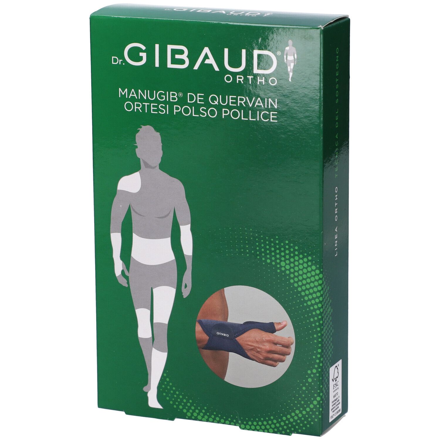 Gibaud Ortho Manugib Quer DX 2 1 St