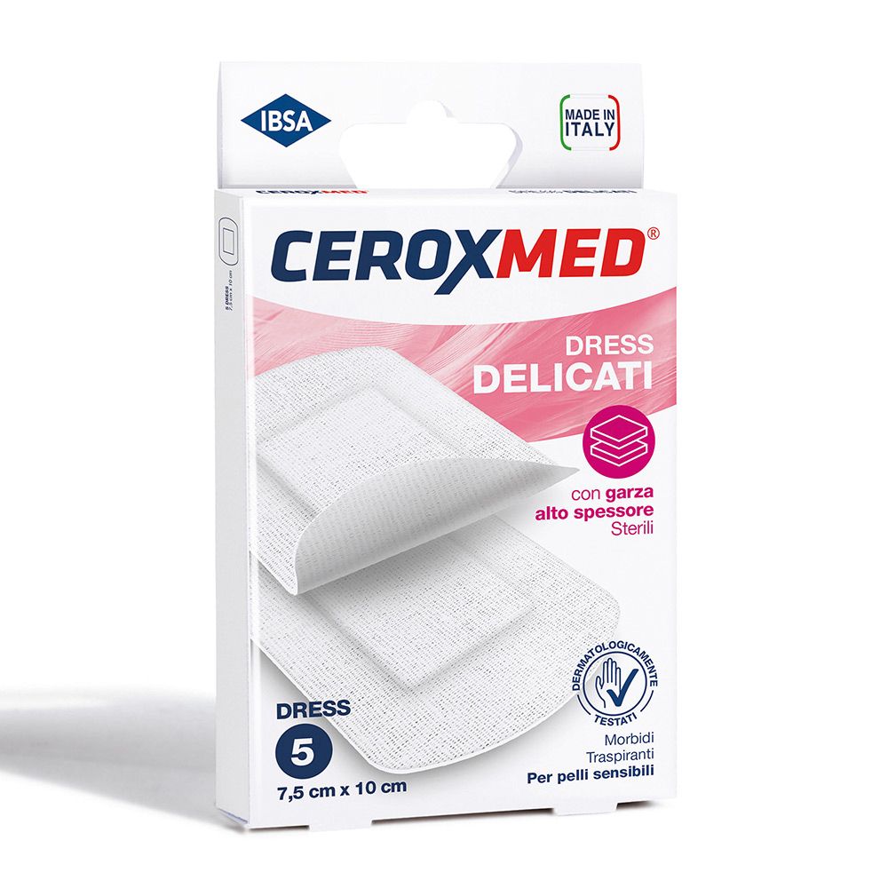 Ceroxmed Dress Delicati 7,5X10 5 St Pflaster