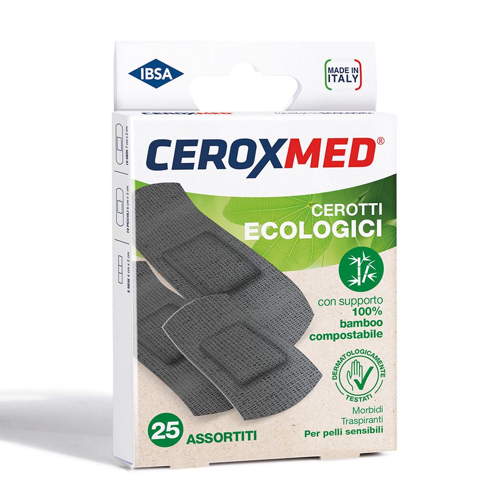 Cerotti Ecologici Bamboo Ceroxmed Assortiti 25 Pezzi