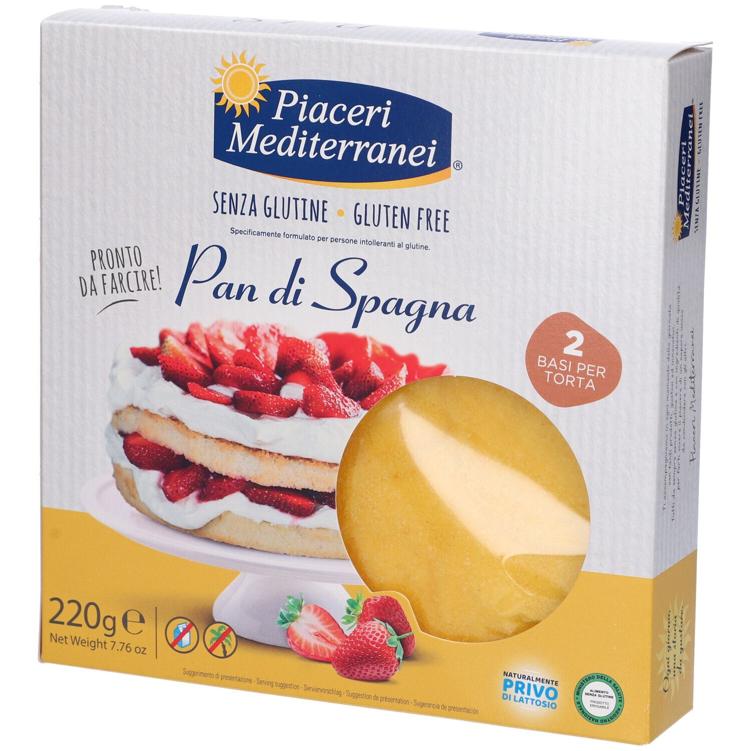 Piaceri Mediterranei Pan di Spagna Senza Glutine