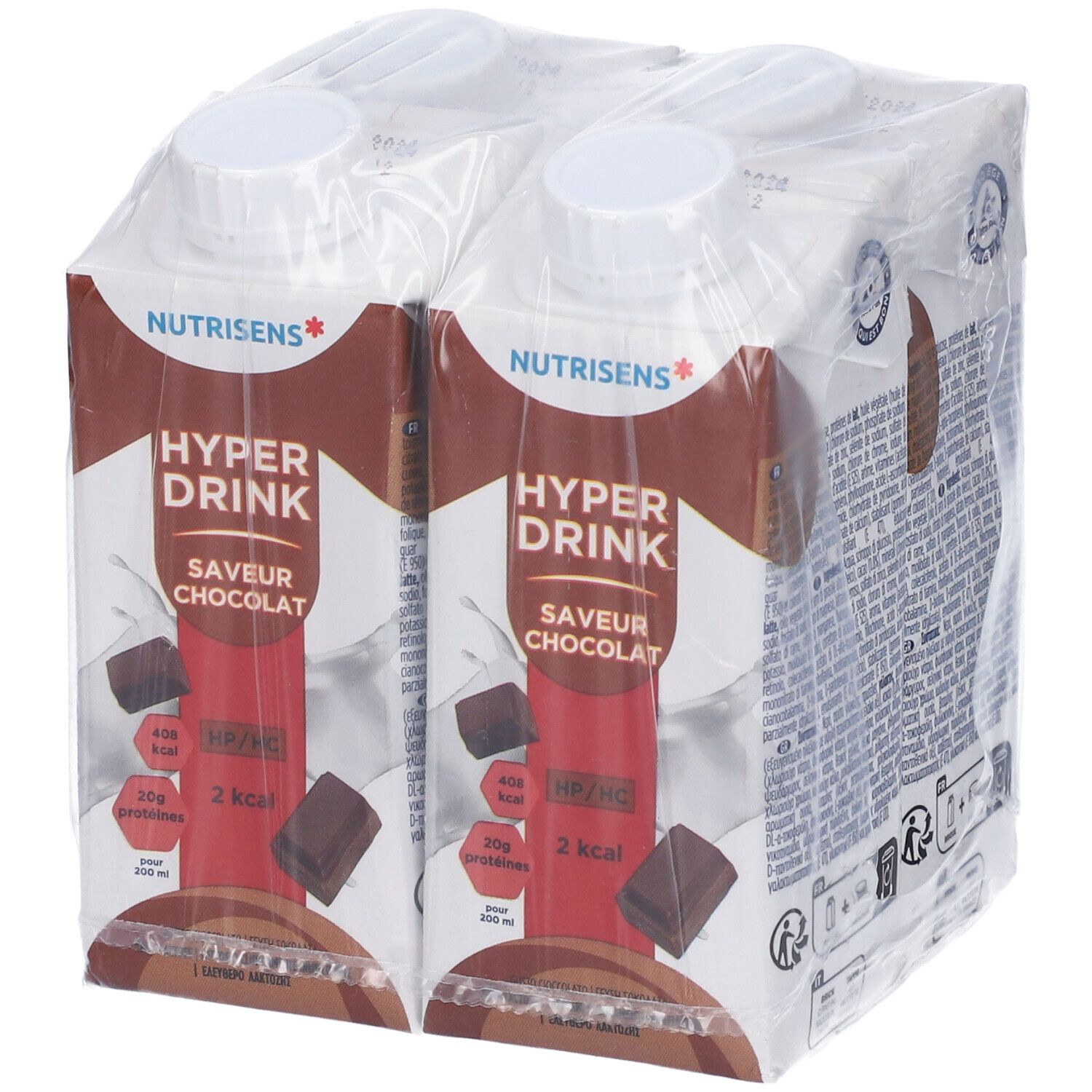 NUTRISENS MEDICAL Hyperdrink 2Kcal Cioccolato - Alimento A Fini Medici Speciali 4X200 Ml - Immagine 8
