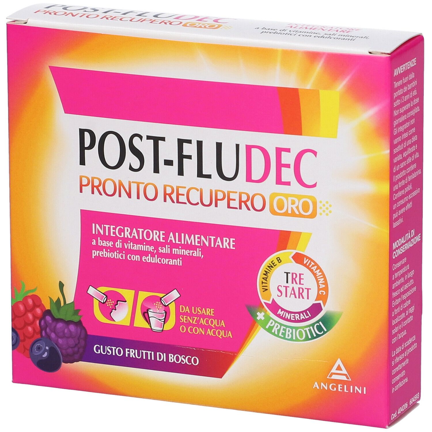 Postfludec Frutti Di Bosco Pronto Recupero Oro